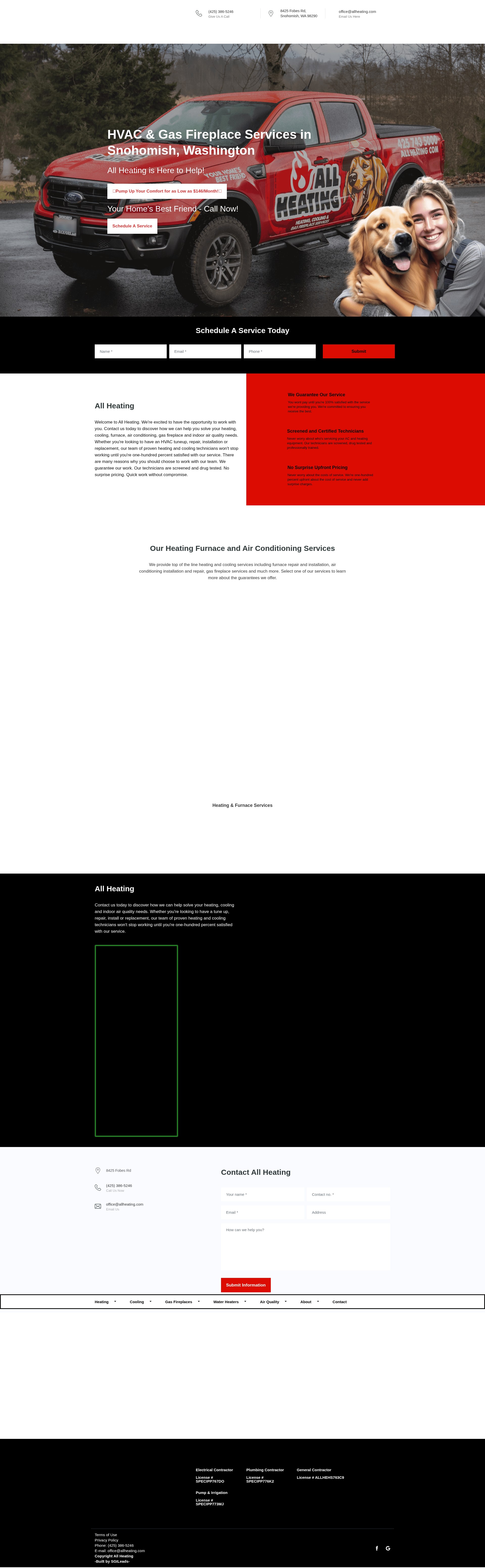 Screenshot of allheatingservices.com