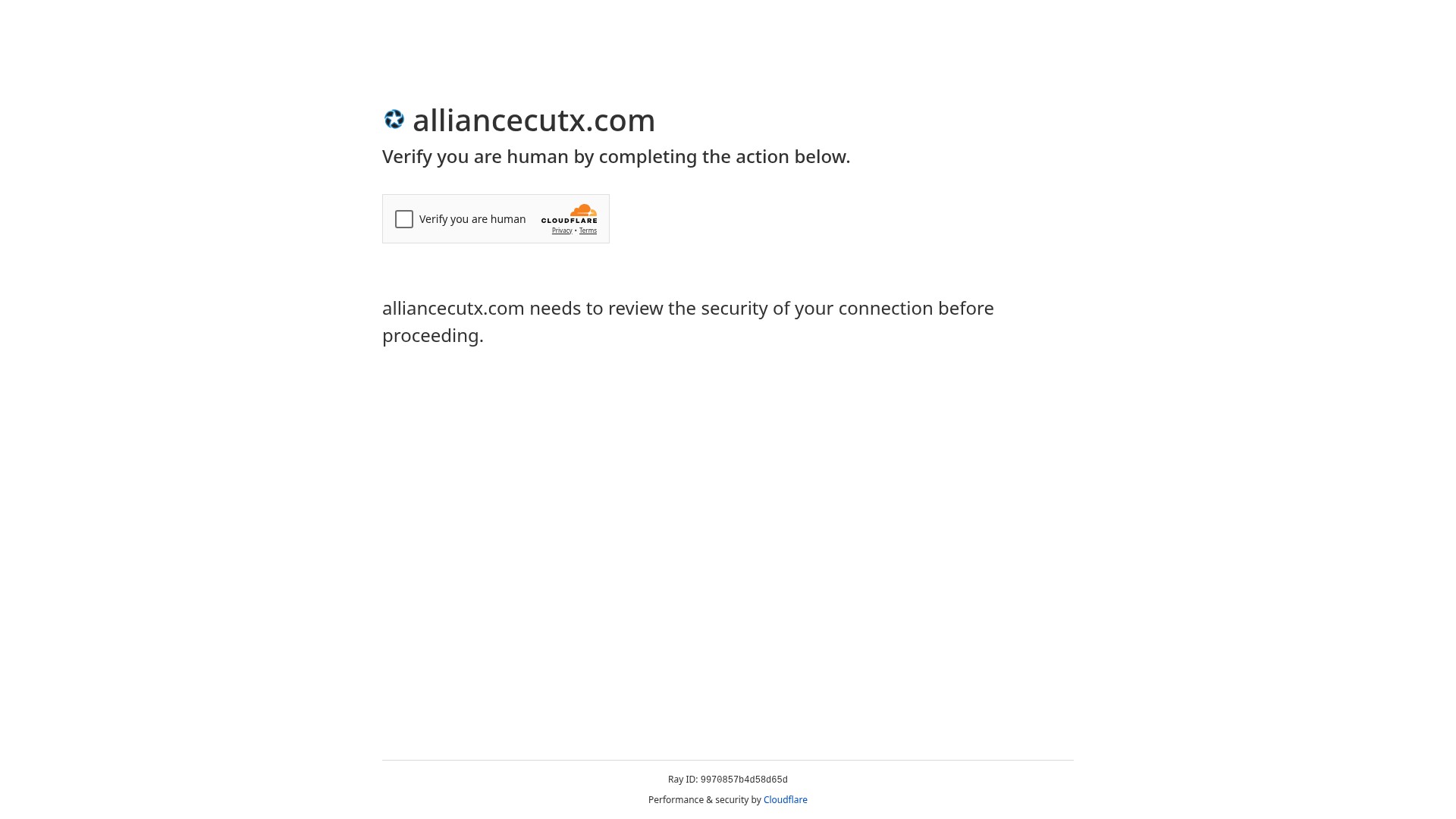 Screenshot of alliancecutx.com