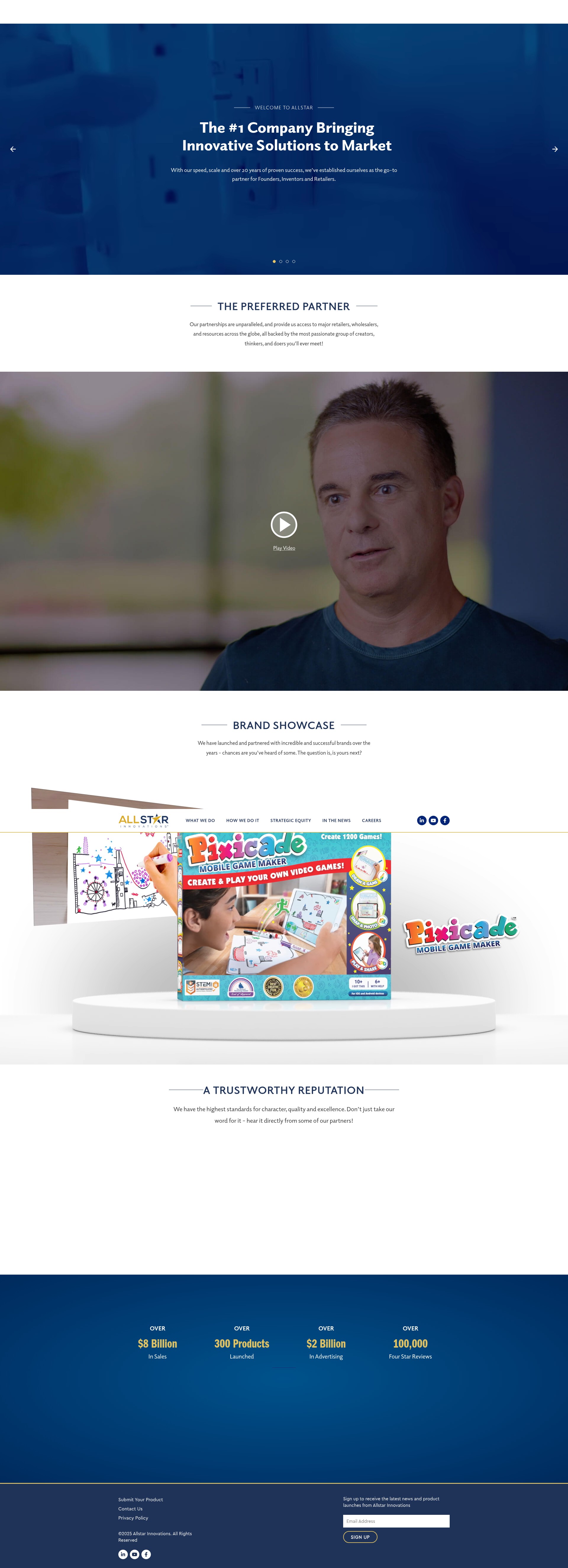 Screenshot of allstarmg.com