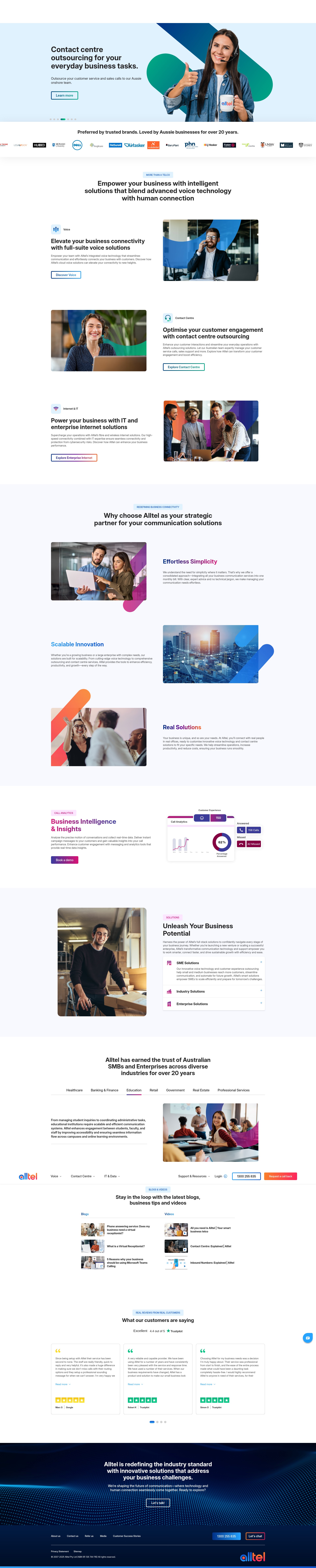 Screenshot of alltel.com.au