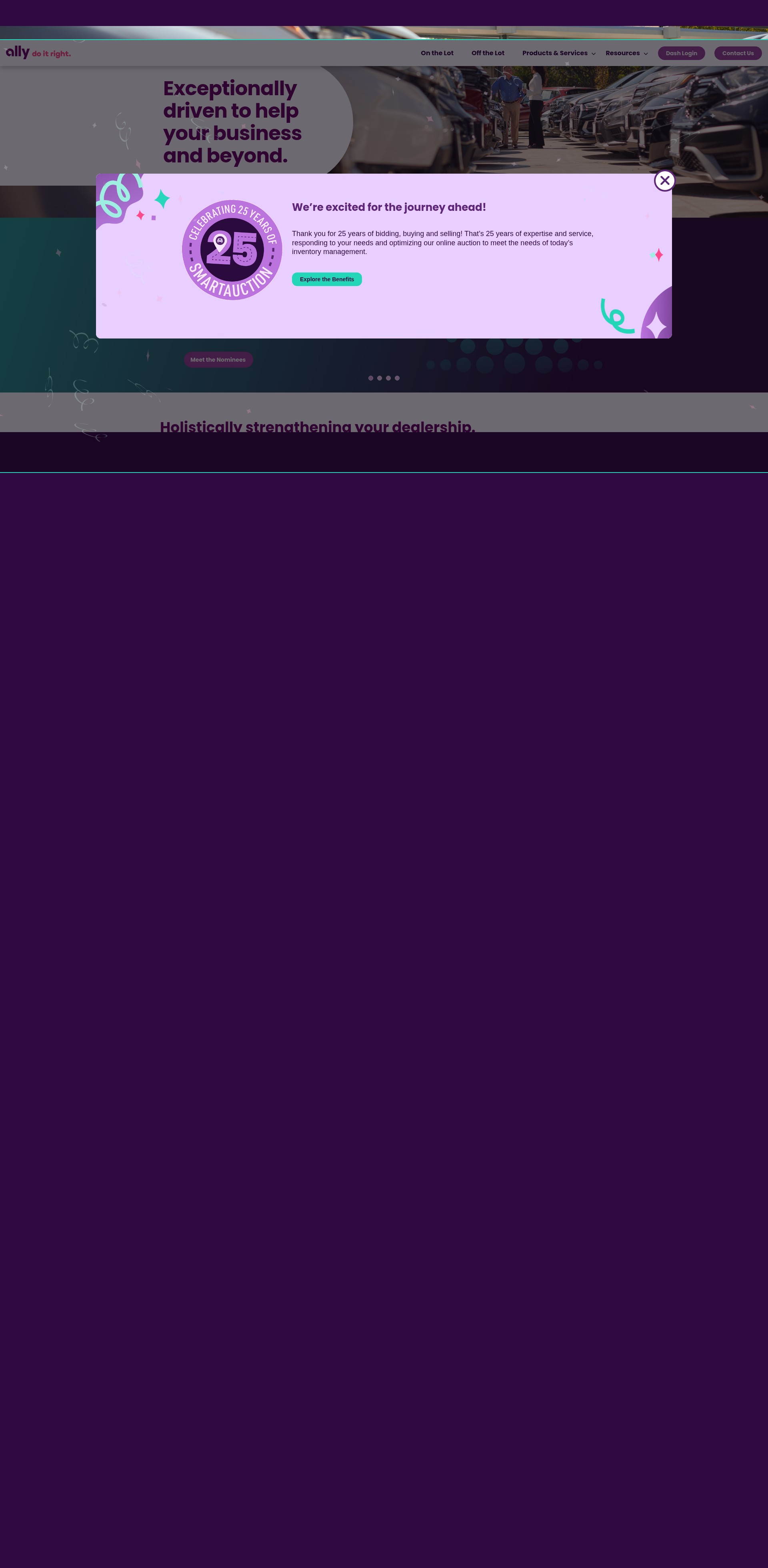 Screenshot of allydealerbeyond.com