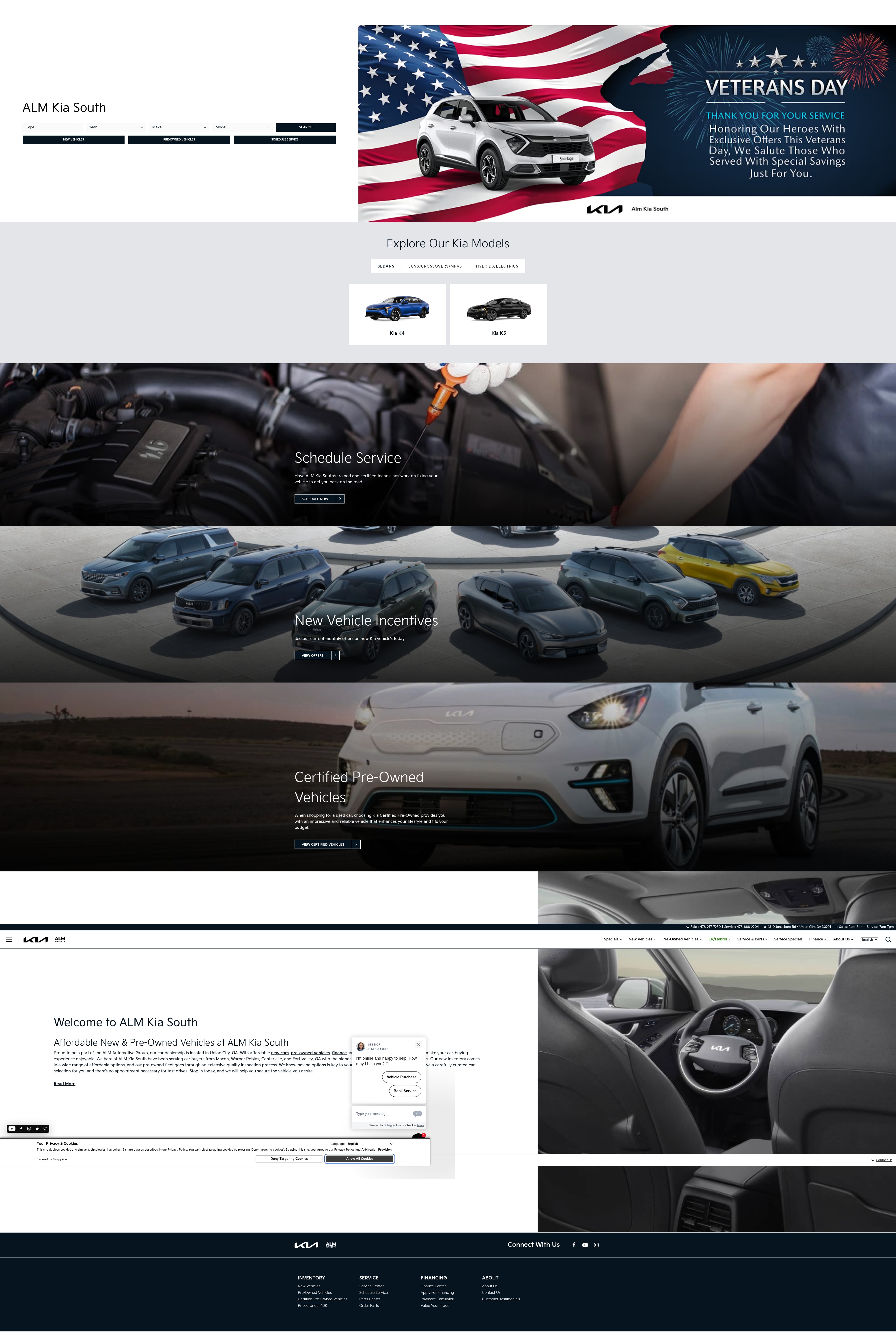 Screenshot of almkiasouth.com