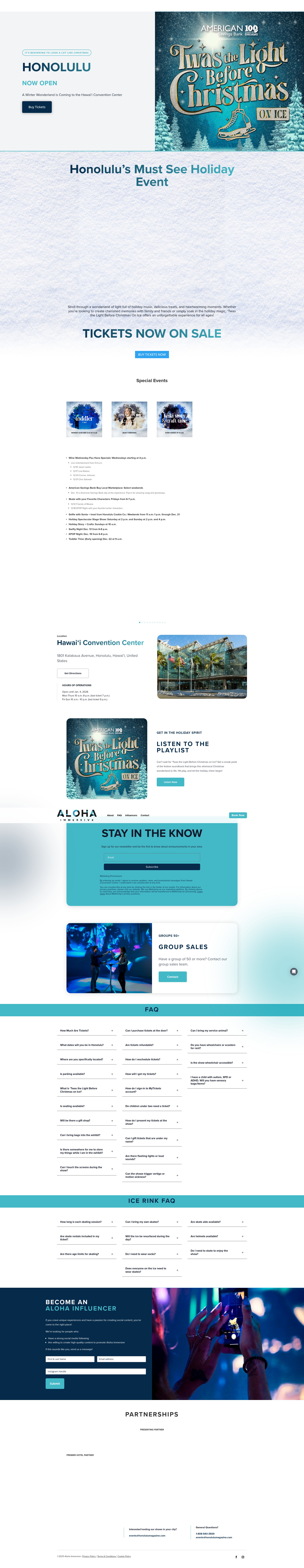 Screenshot of alohaimmersive.com