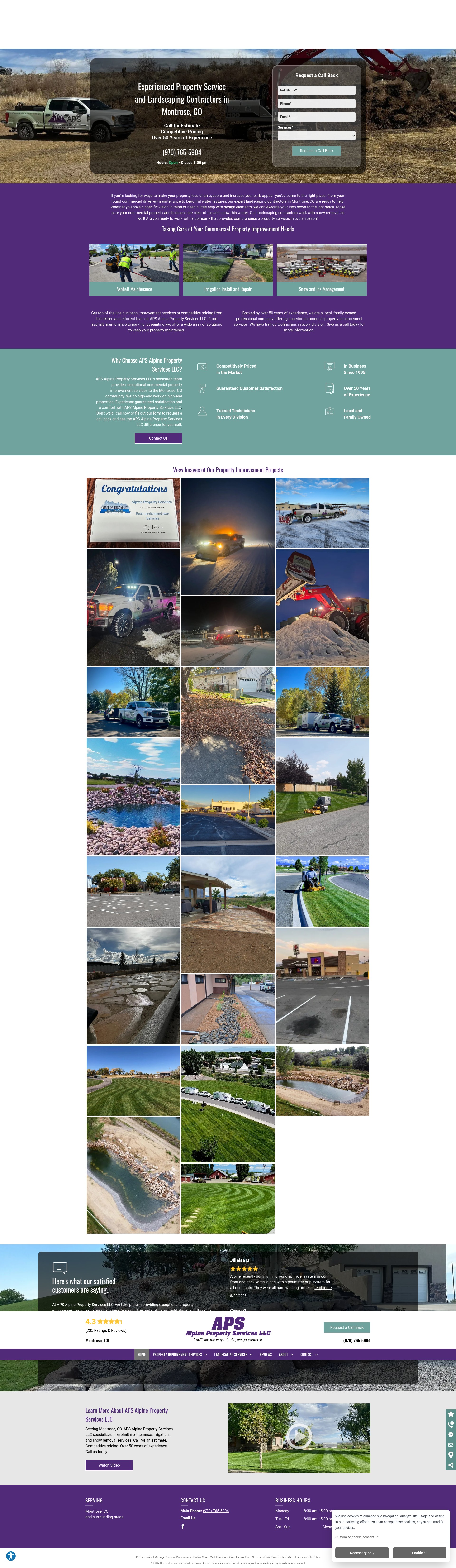 Screenshot of alpinepropertyservicesllc.com