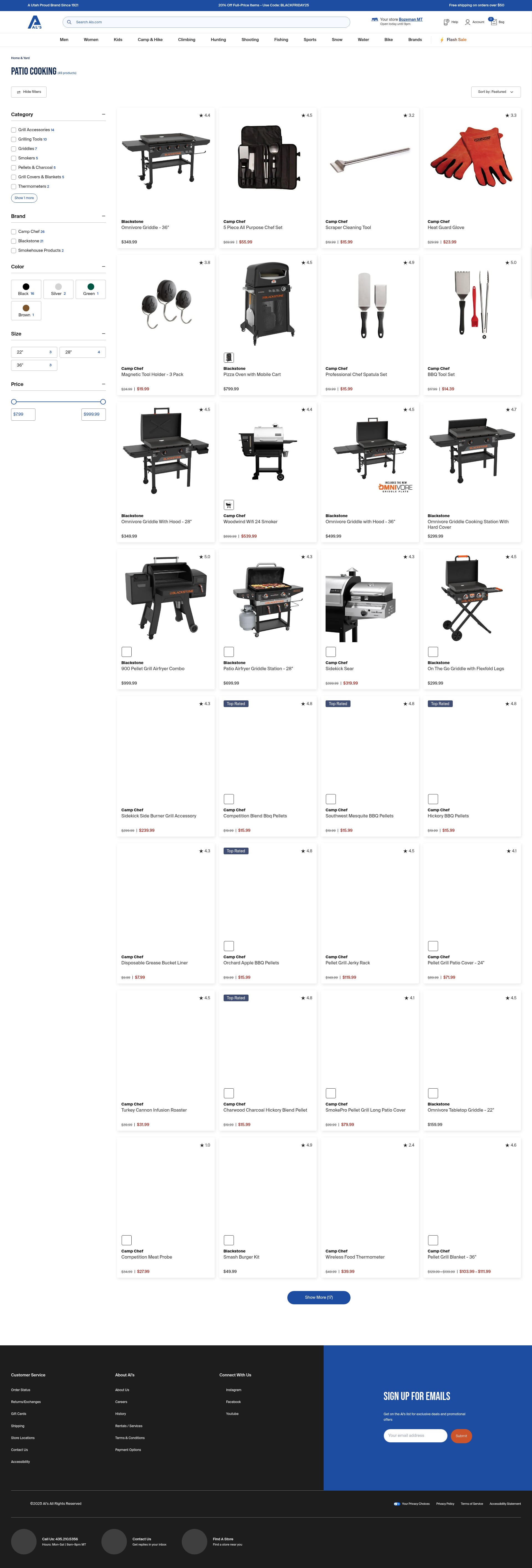Screenshot of als.com