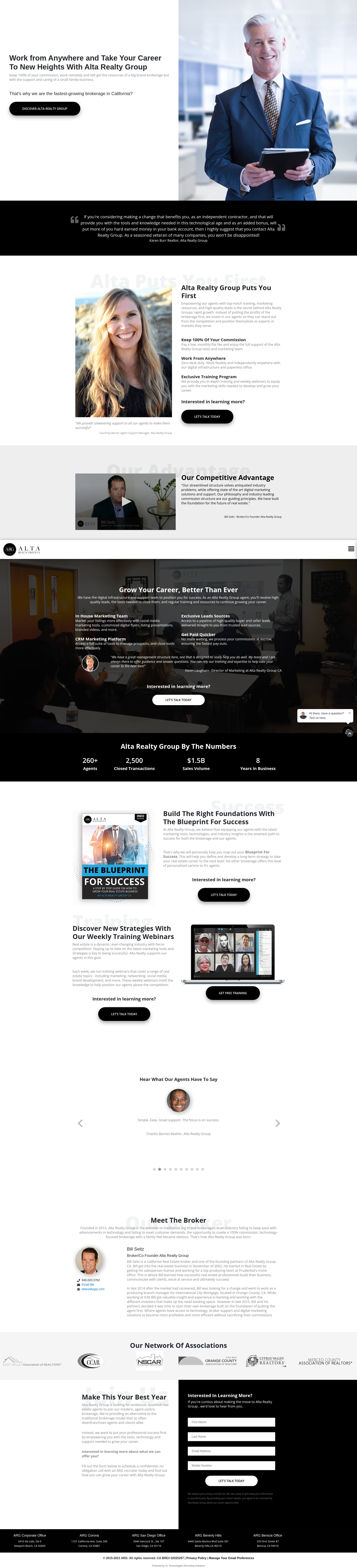 Screenshot of altarealtycareers.com