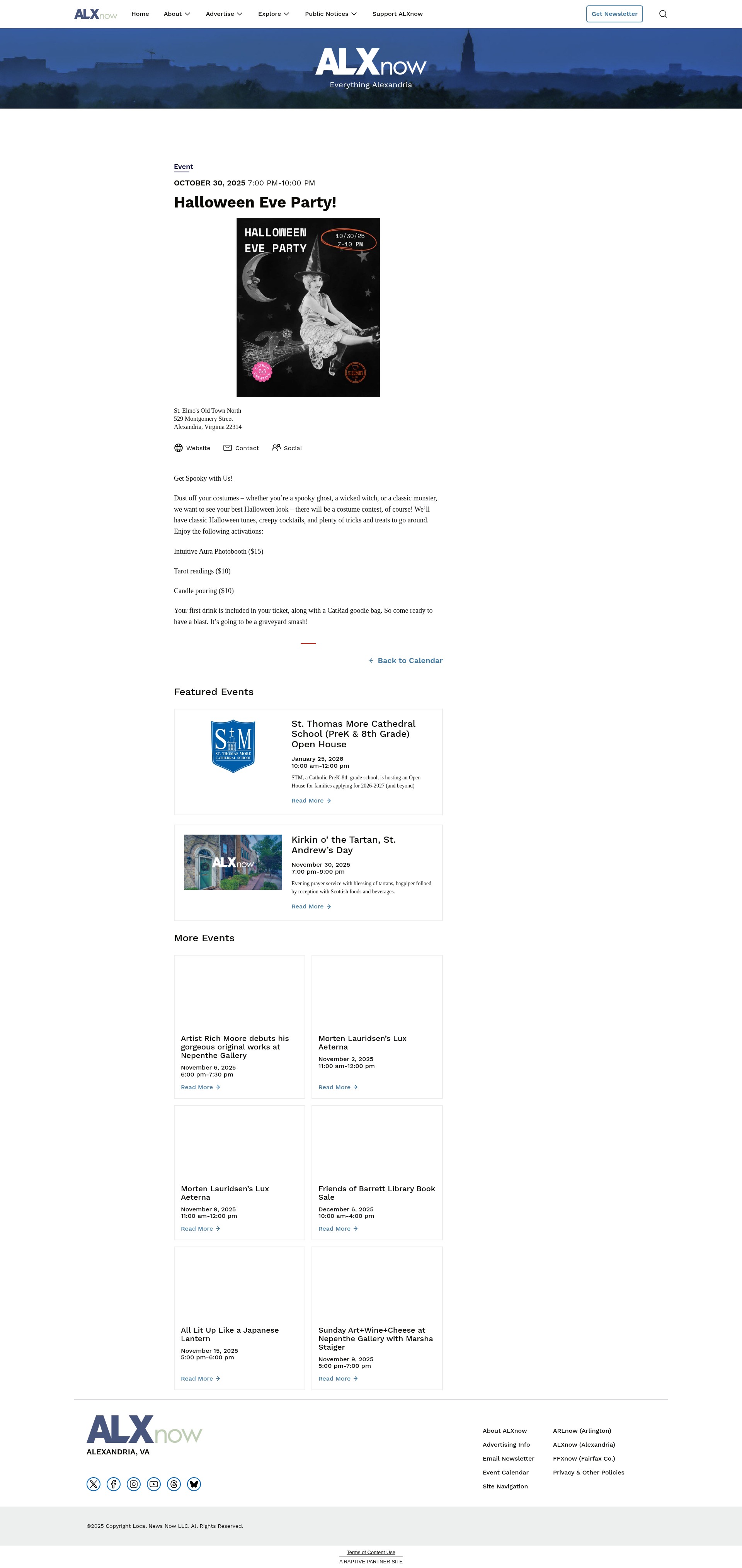Screenshot of alxnow.com