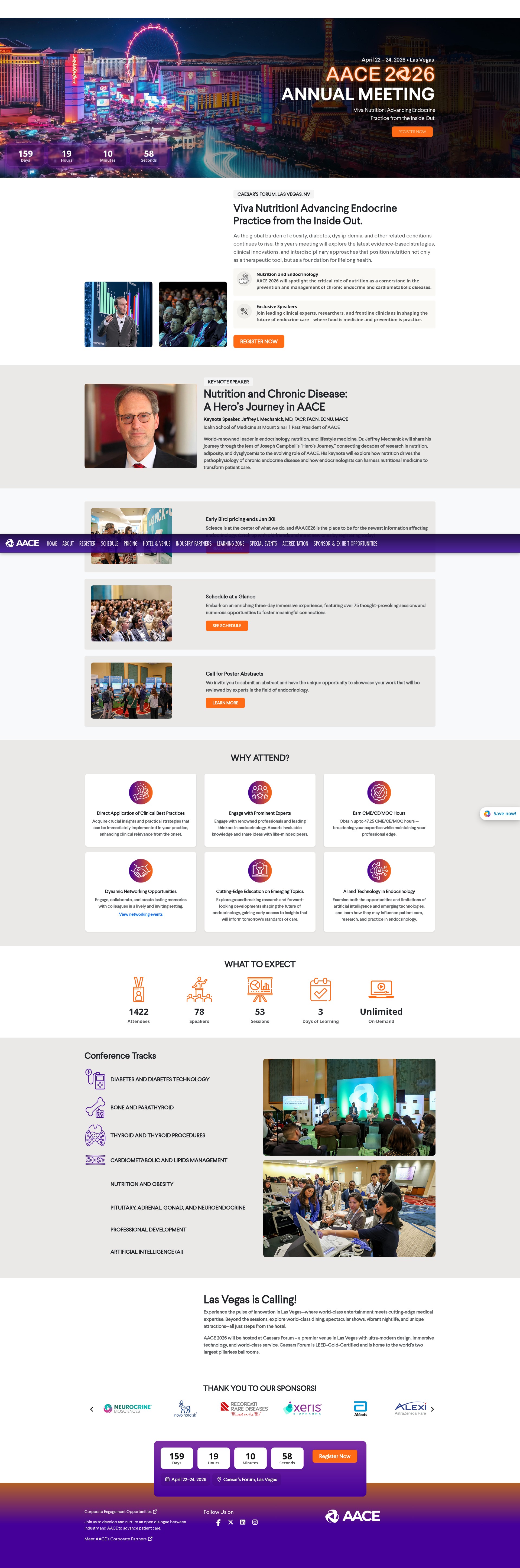 Screenshot of am.aace.com