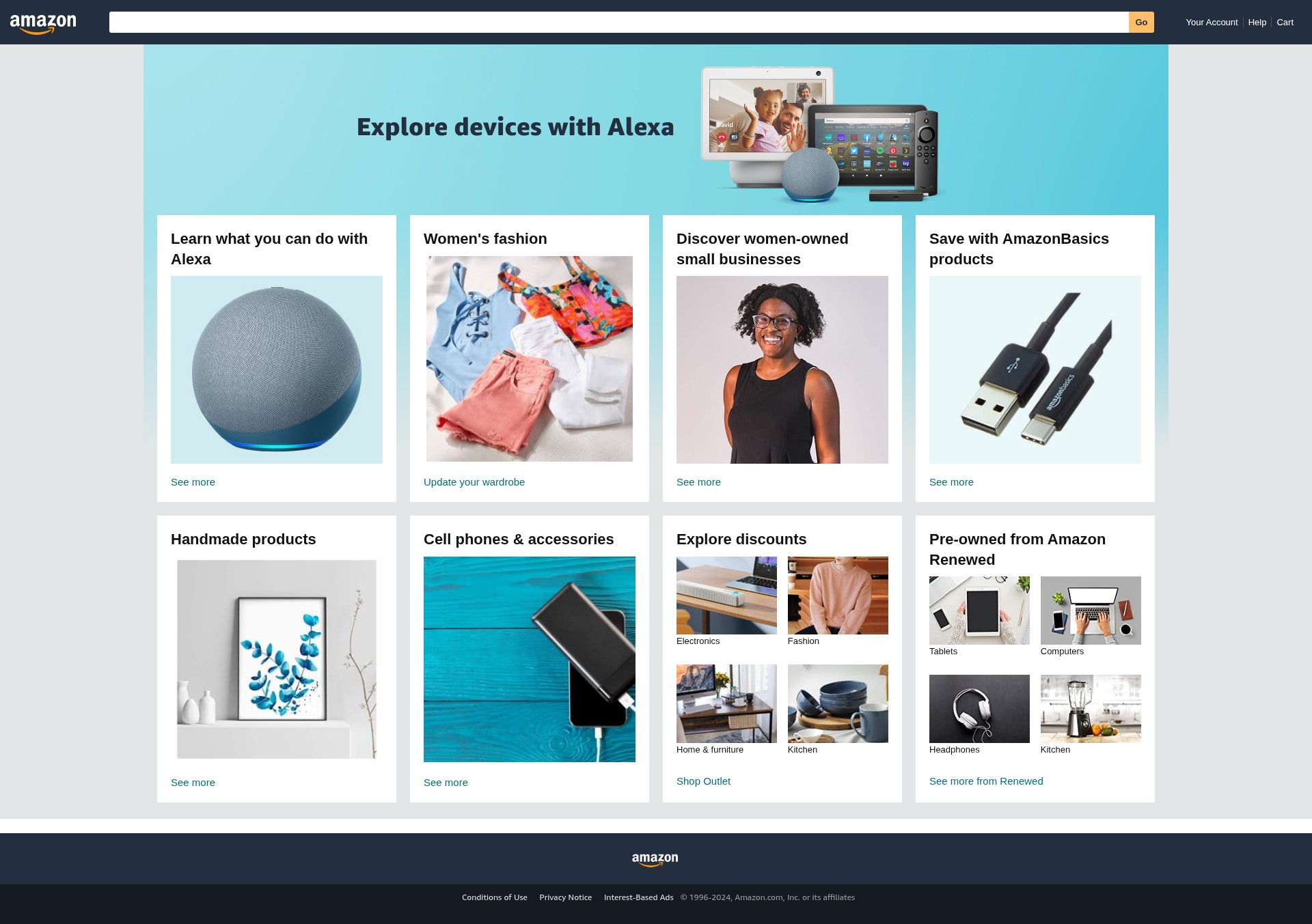 Screenshot of amazon.ca