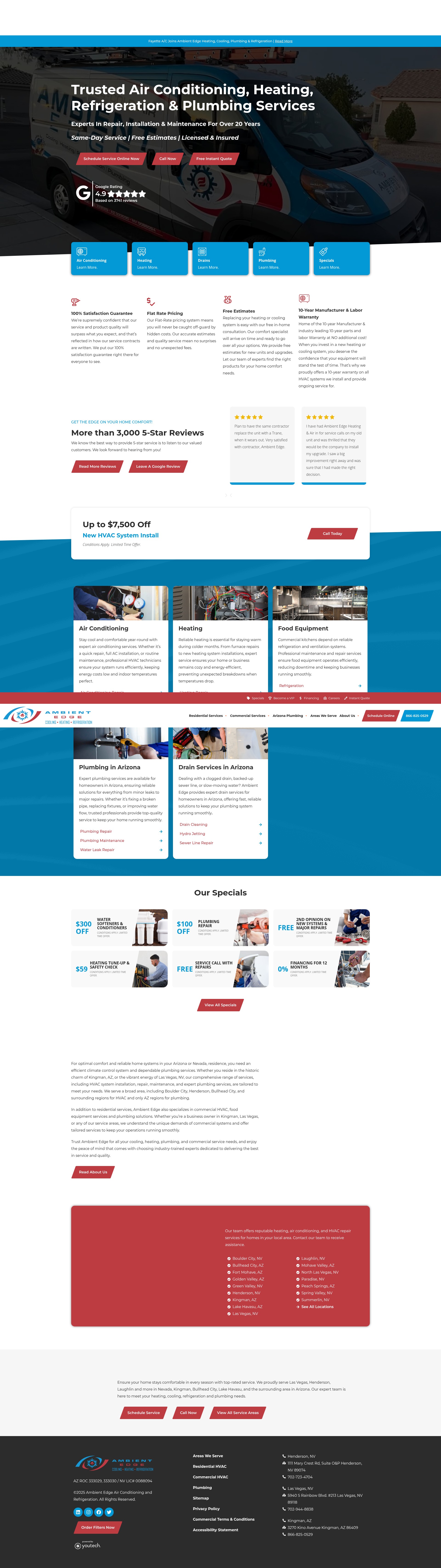 Screenshot of ambientedge.com