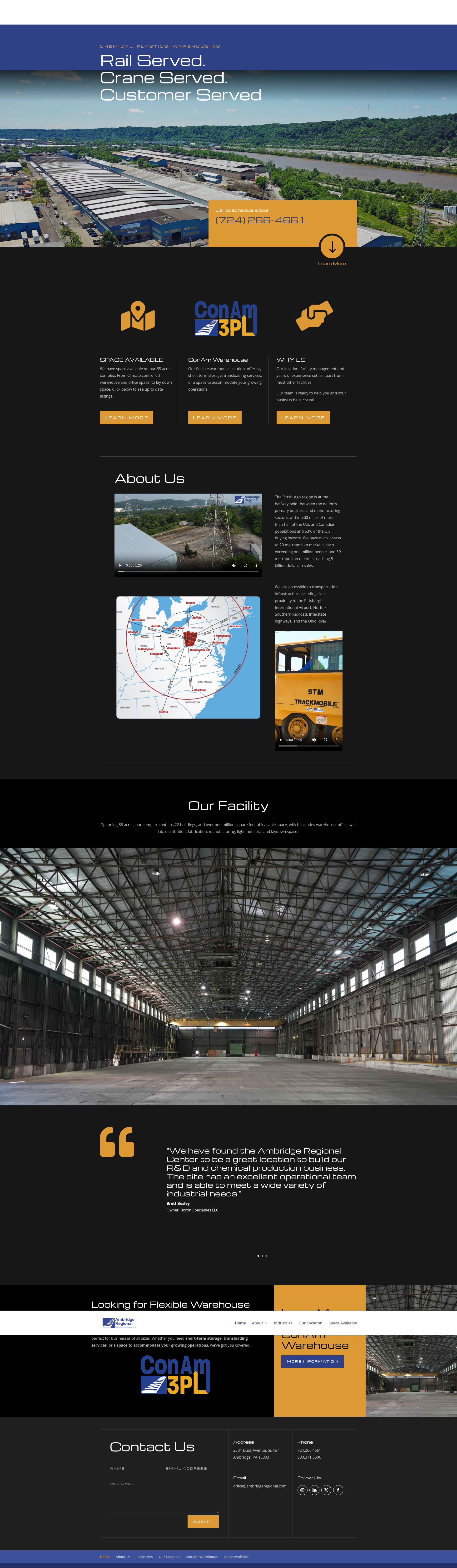 Screenshot of ambridgeregional.com