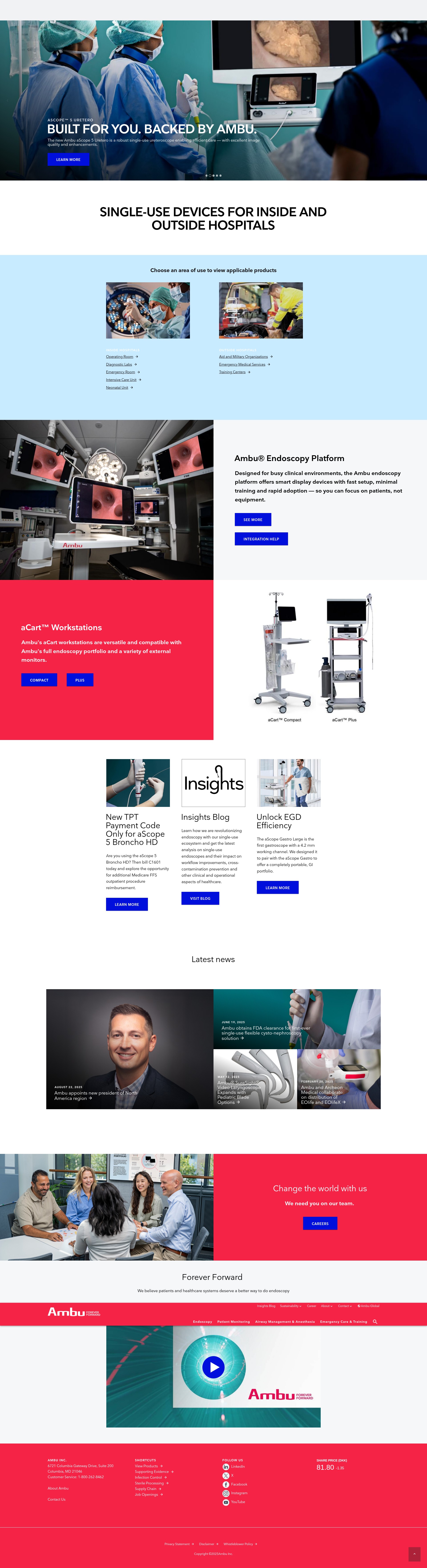 Screenshot of ambuusa.com