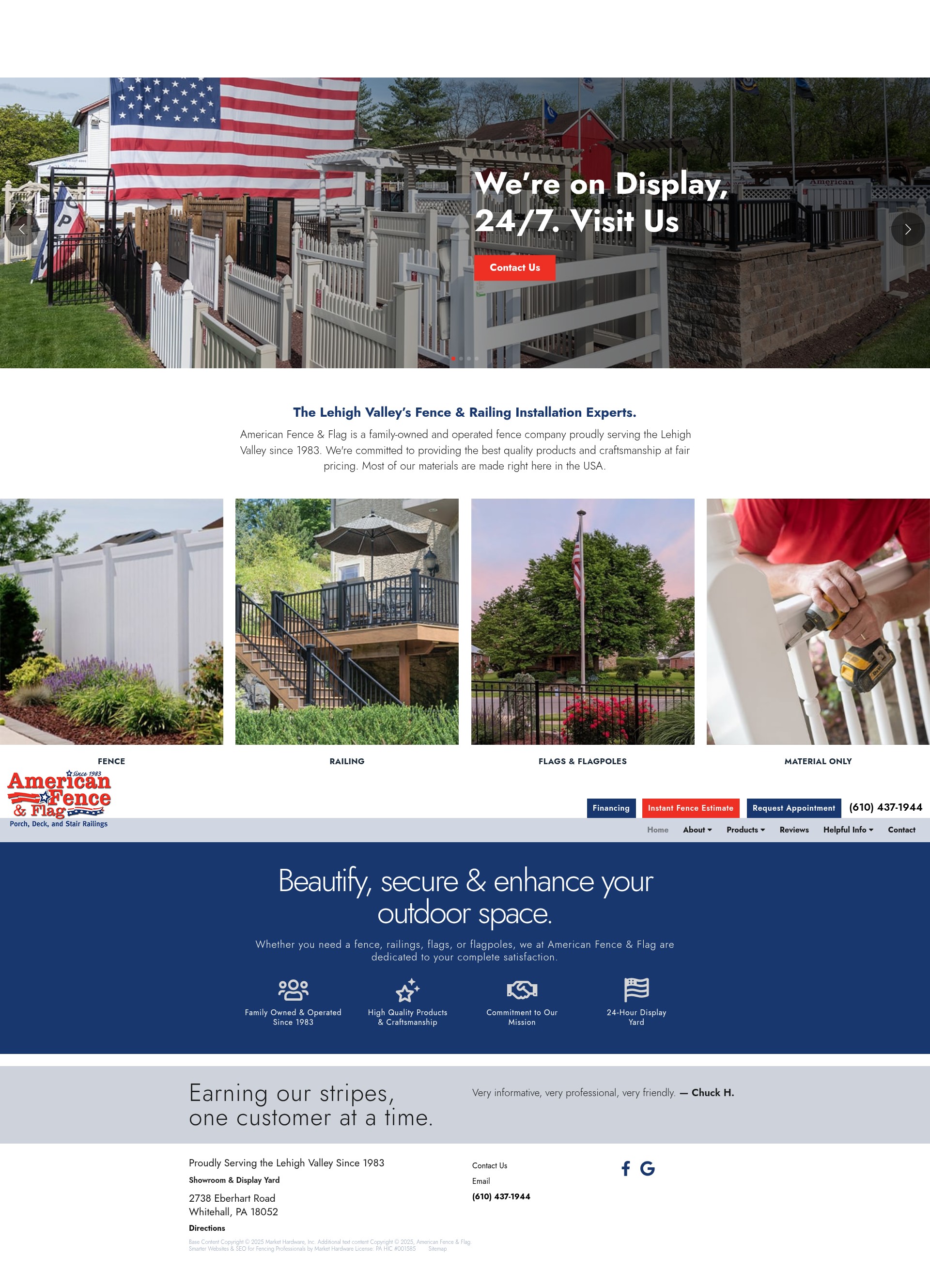 Screenshot of american-fence.com