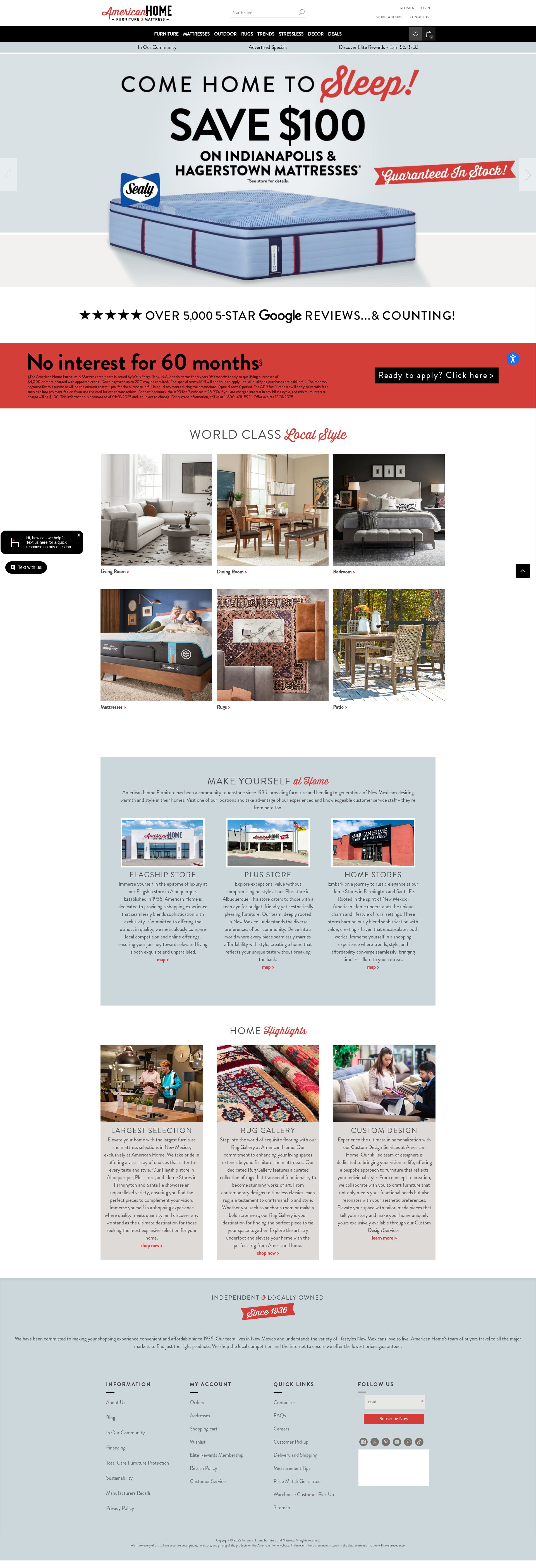 Screenshot of americanhome.com