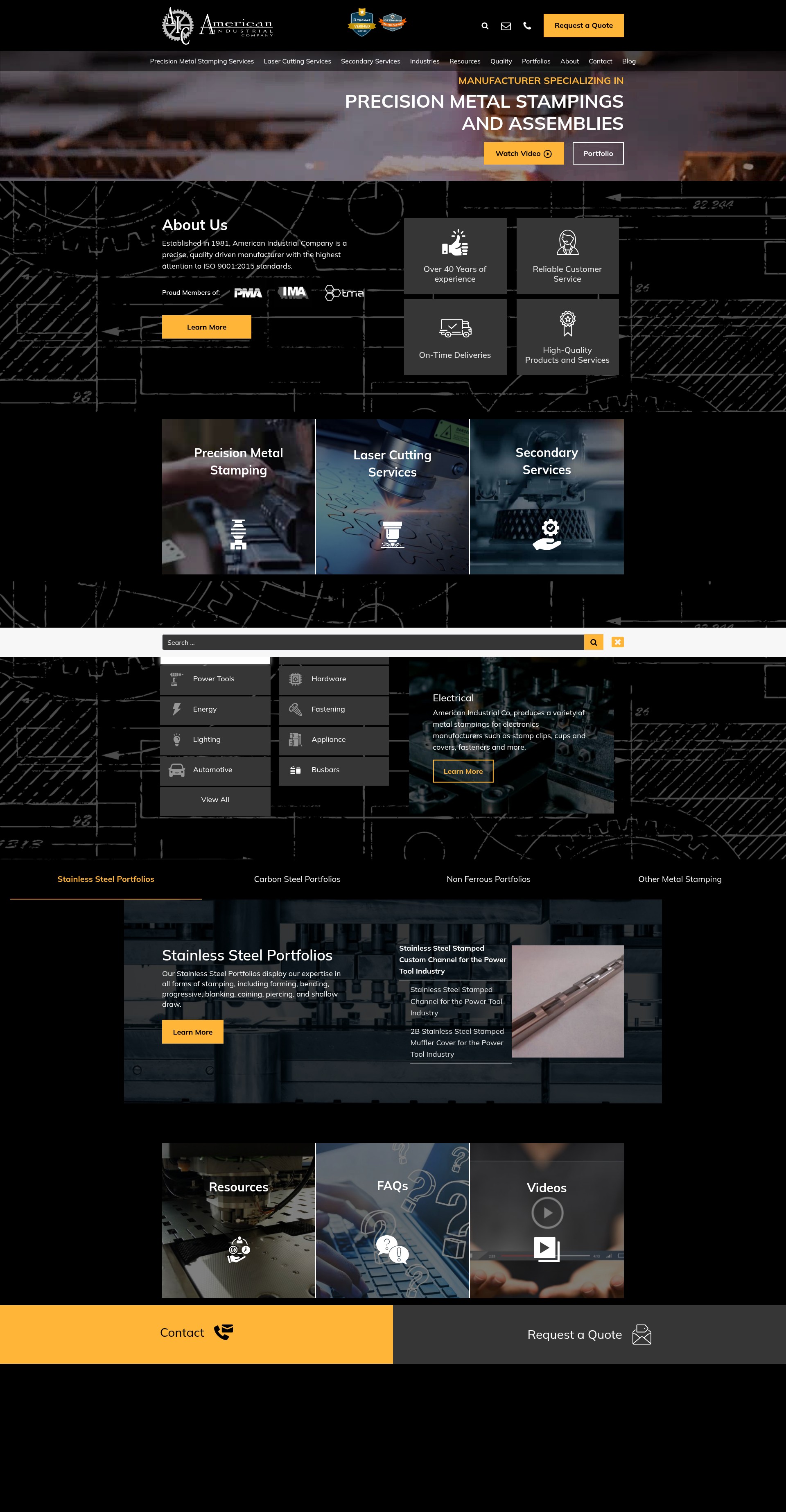 Screenshot of americanindust.com
