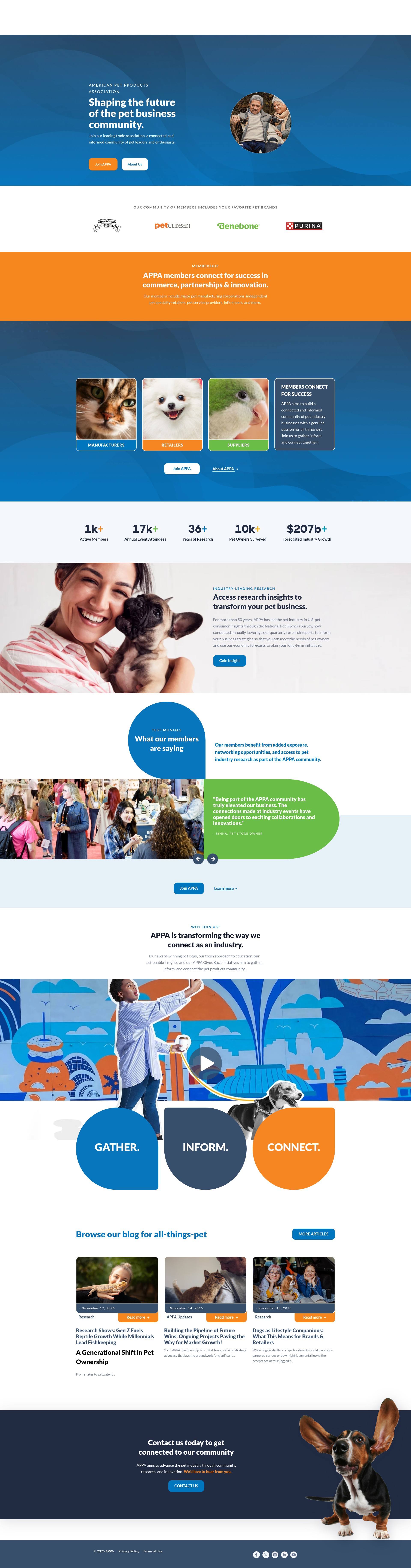 Screenshot of americanpetproducts.org