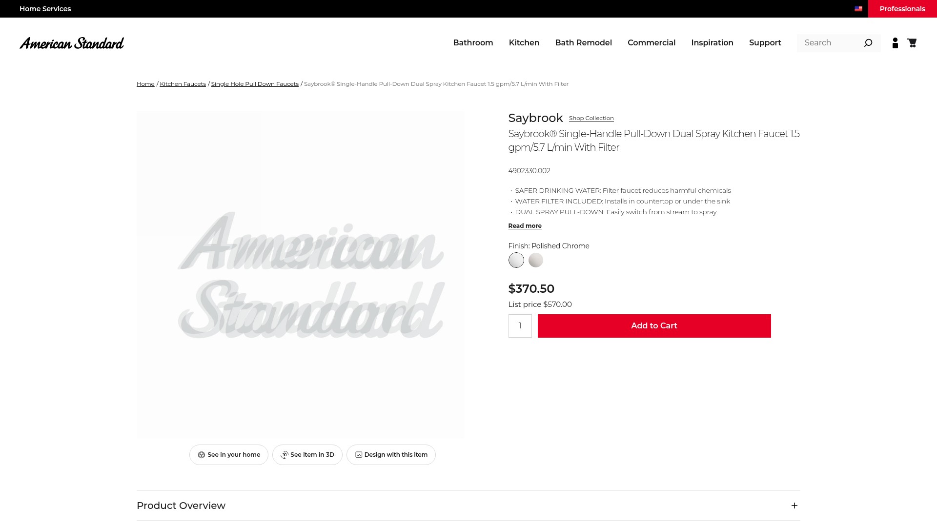 Screenshot of americanstandard-us.com