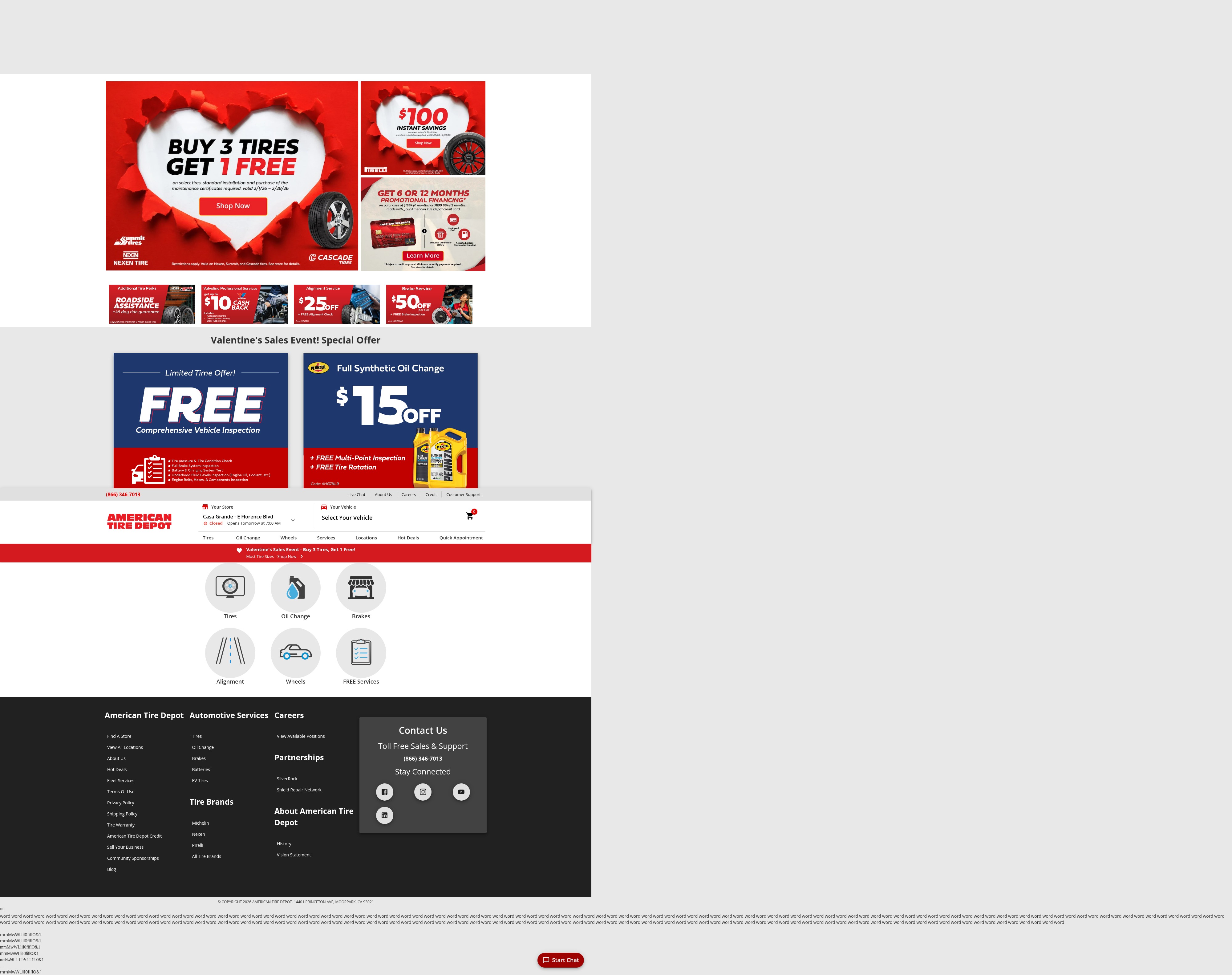 Screenshot of americantiredepot.com