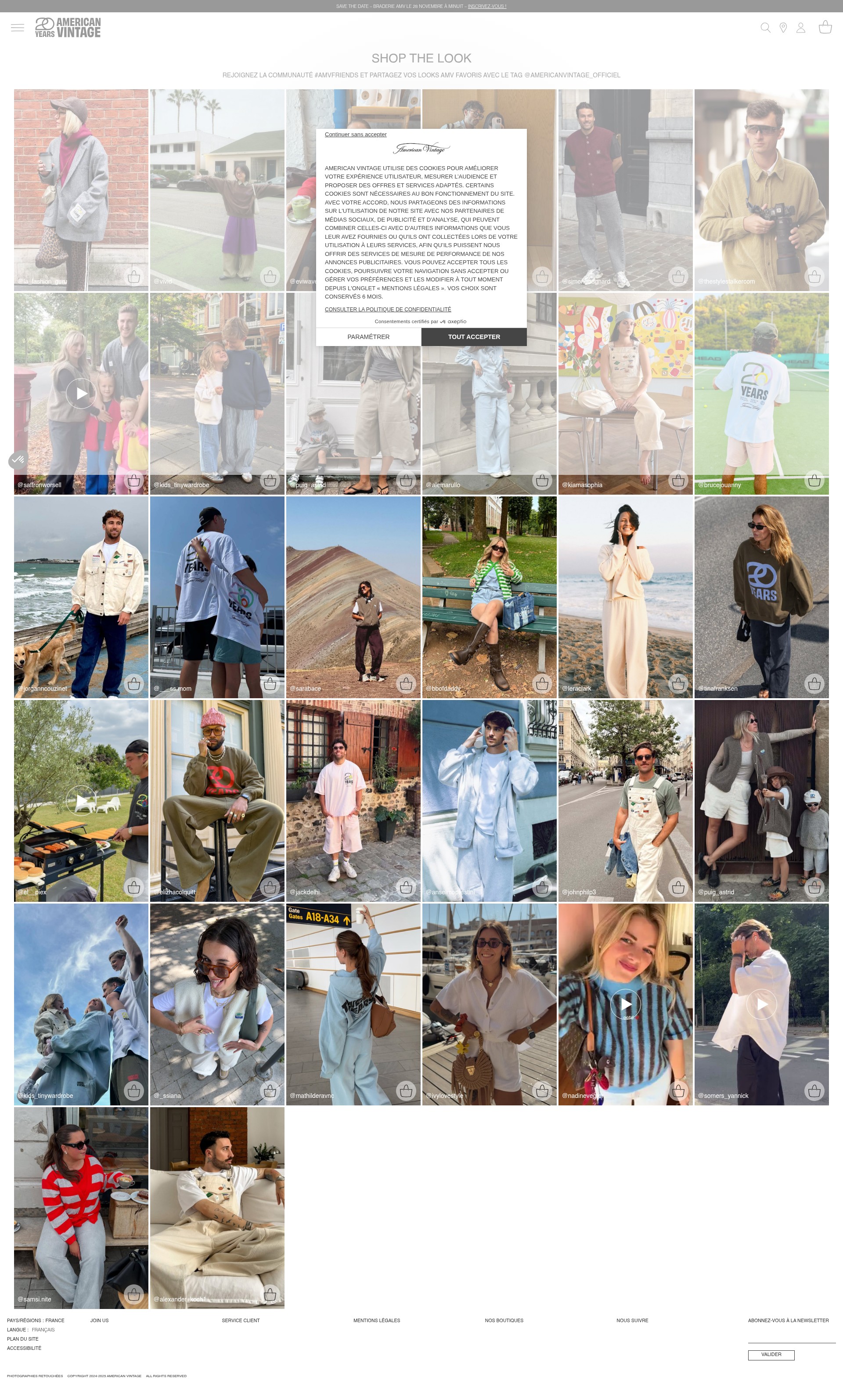 Screenshot of americanvintage-store.com