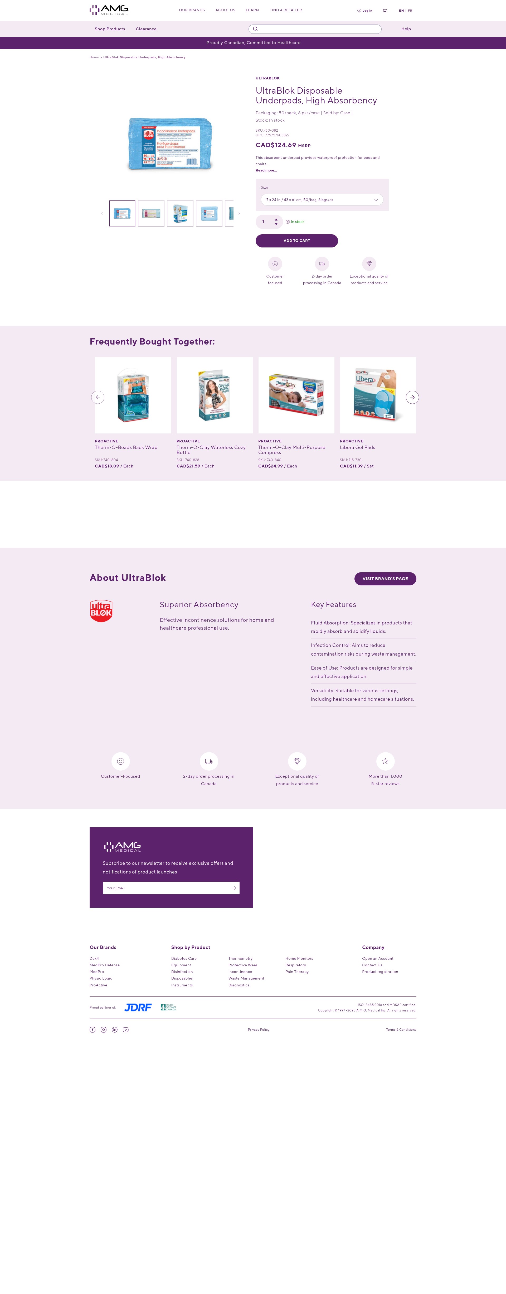 Screenshot of amgmedical.com