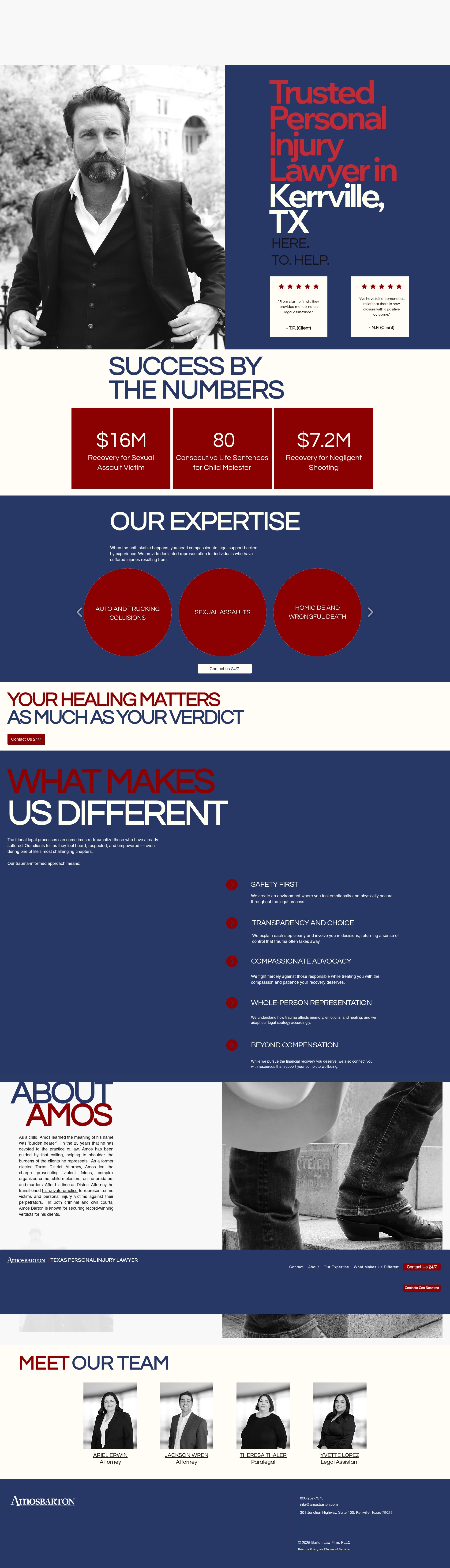 Screenshot of amosbarton.com
