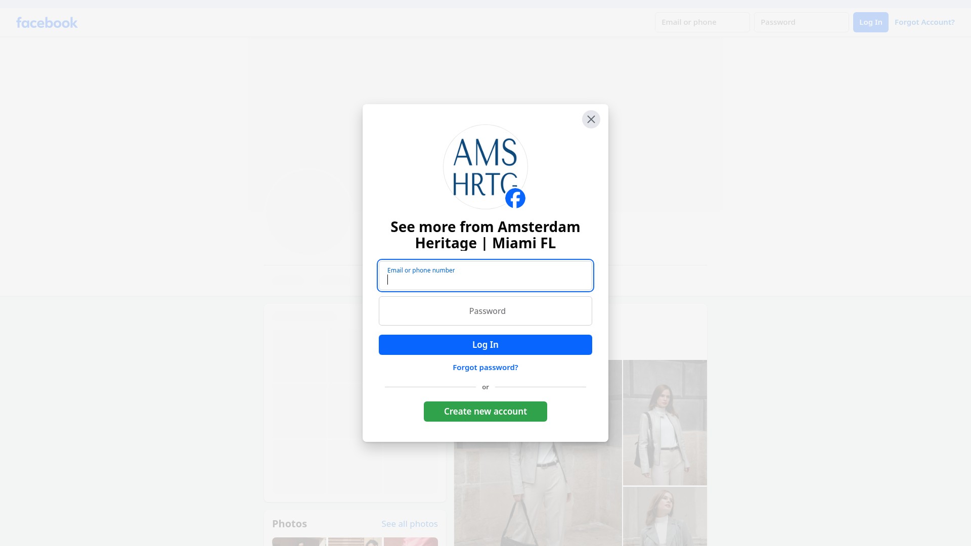 Screenshot of amsterdamheritage.com