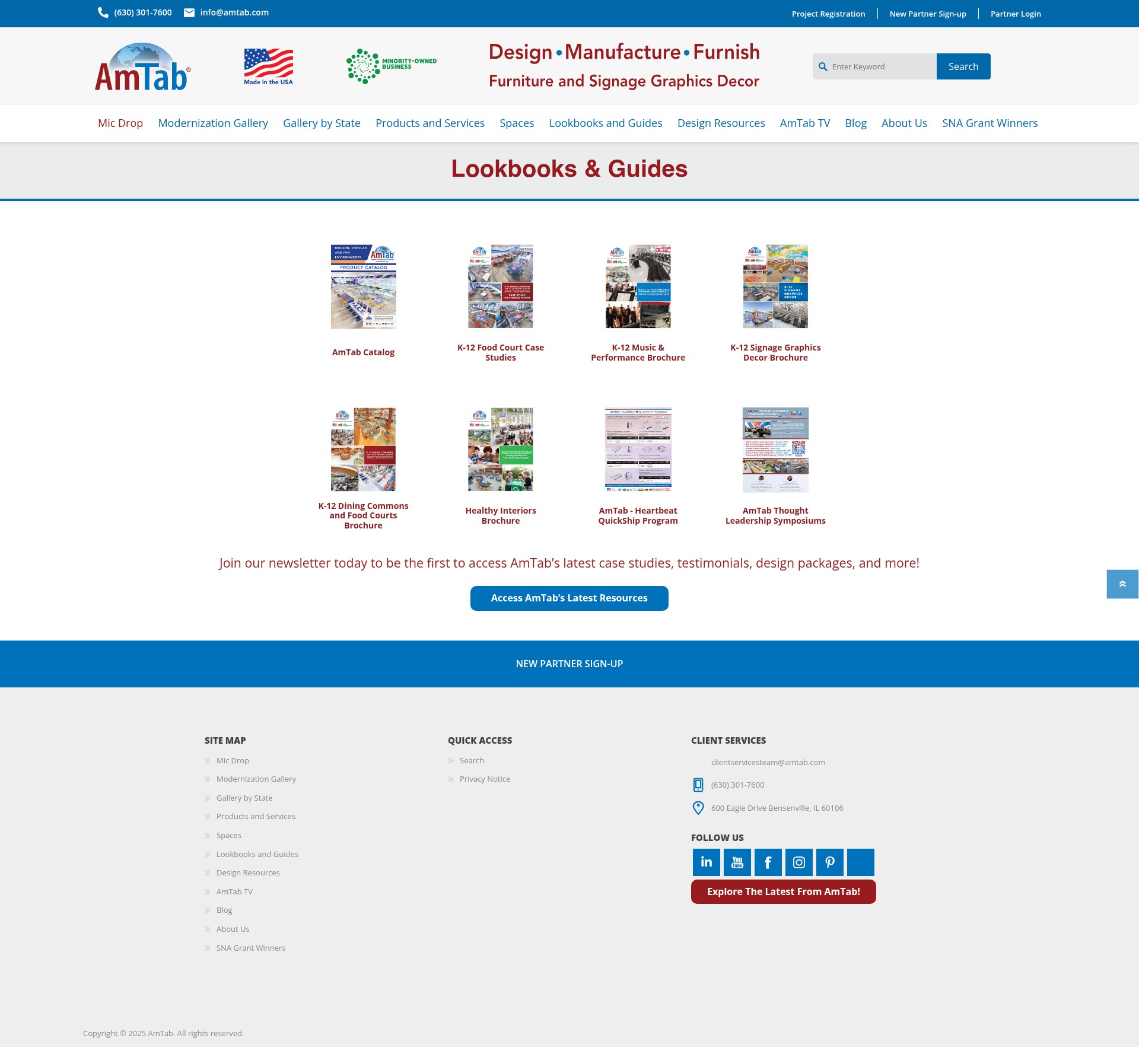 Screenshot of amtab.com