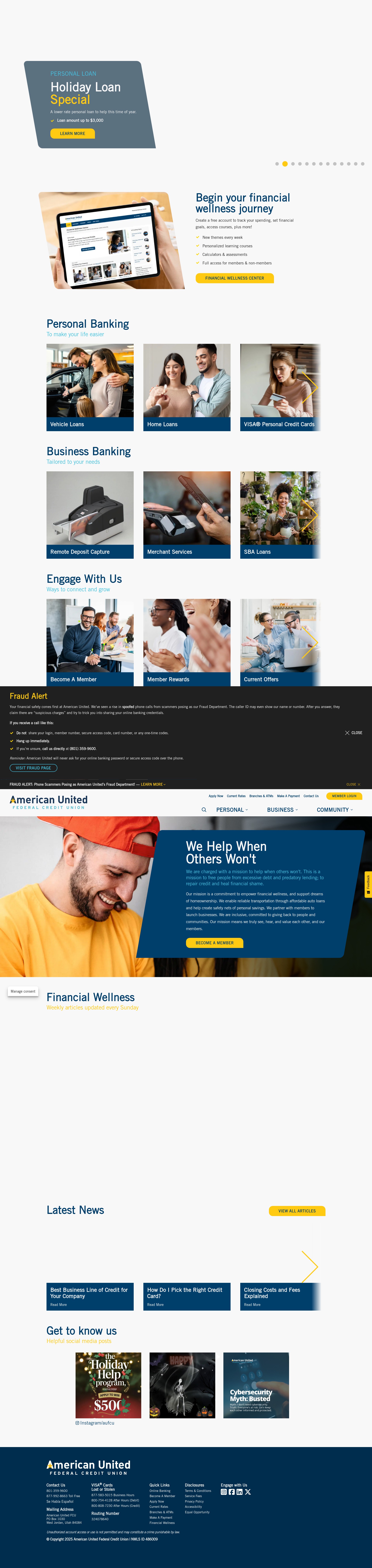 Screenshot of amucu.org