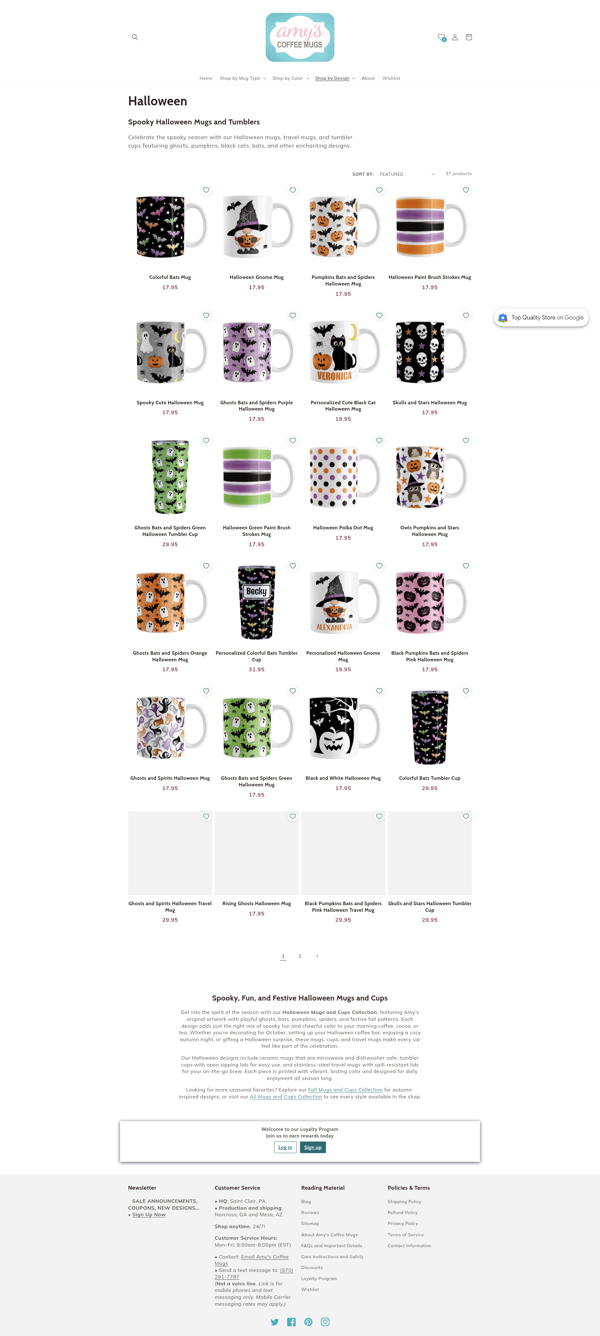 Screenshot of amys-coffee-mugs.myshopify.com