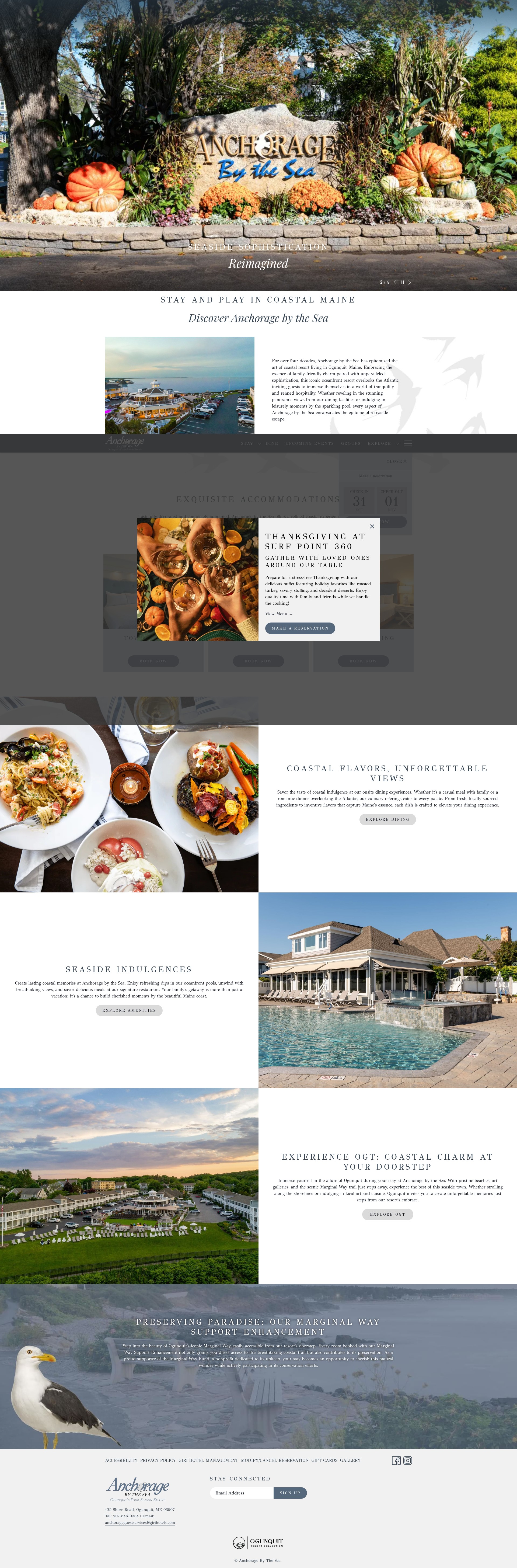 Screenshot of anchoragebythesea.com