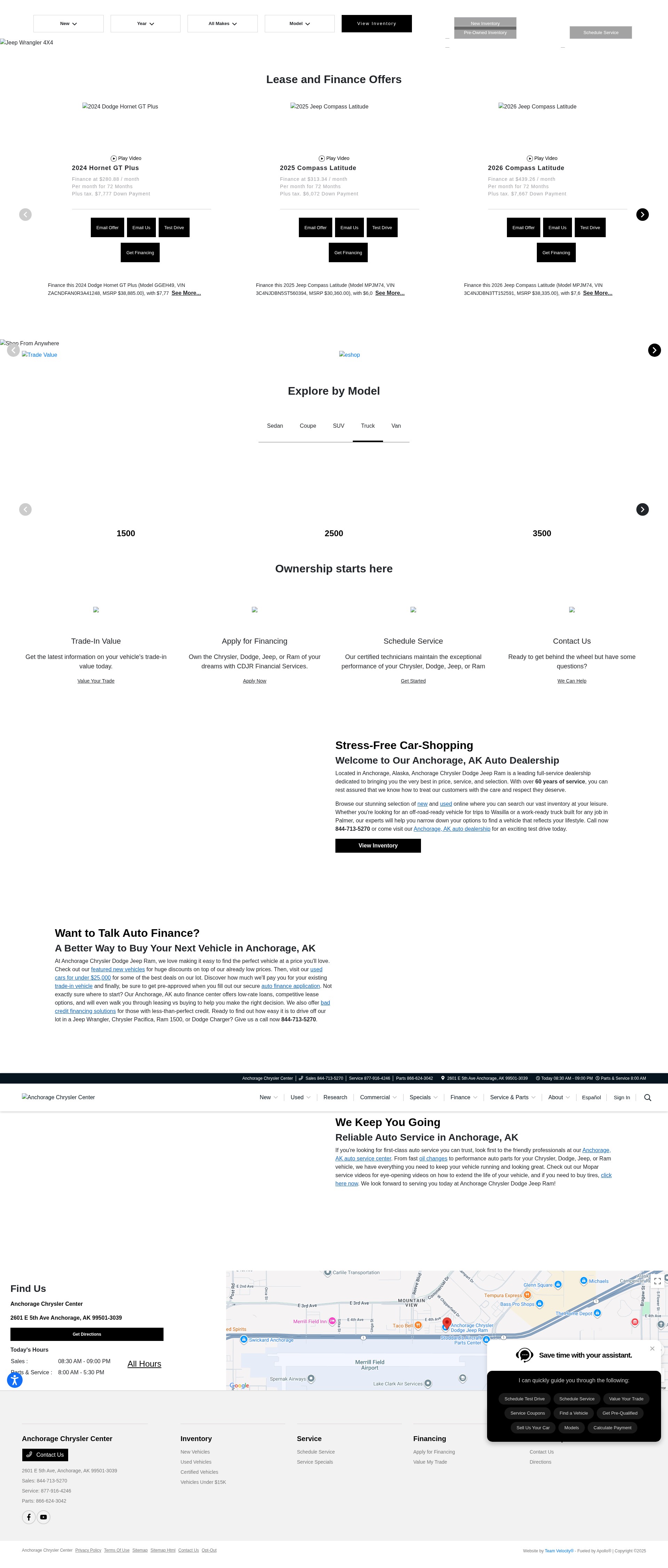 Screenshot of anchoragechryslercenter.com