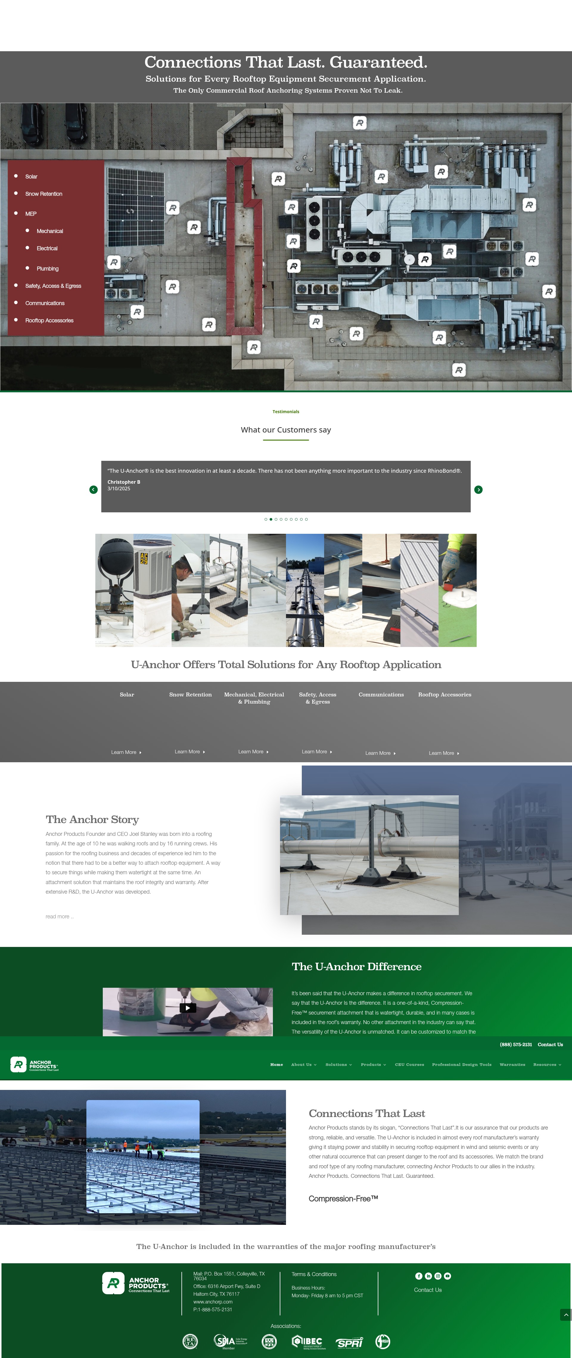 Screenshot of anchorp.com