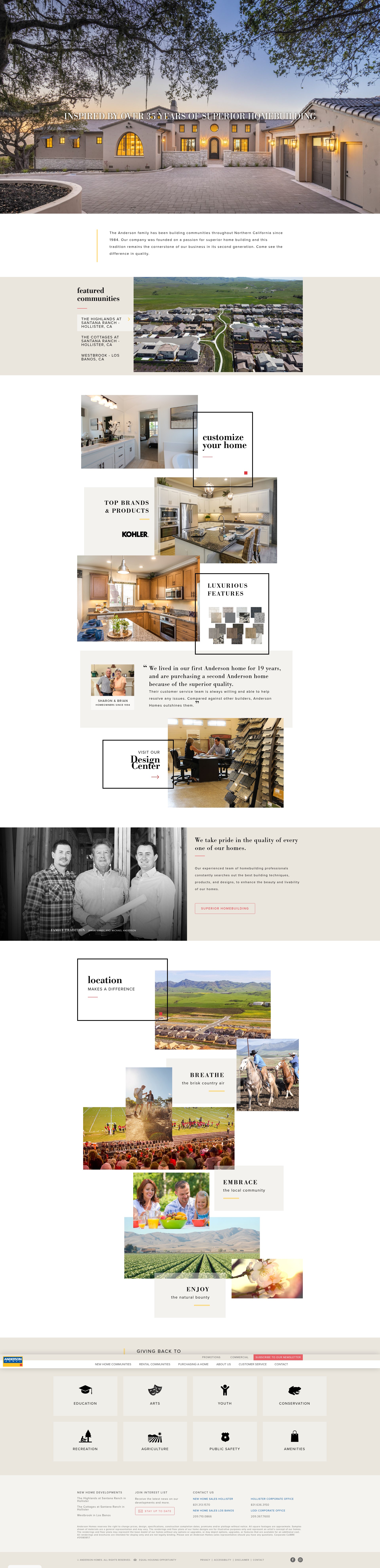 Screenshot of anderson-homes.com