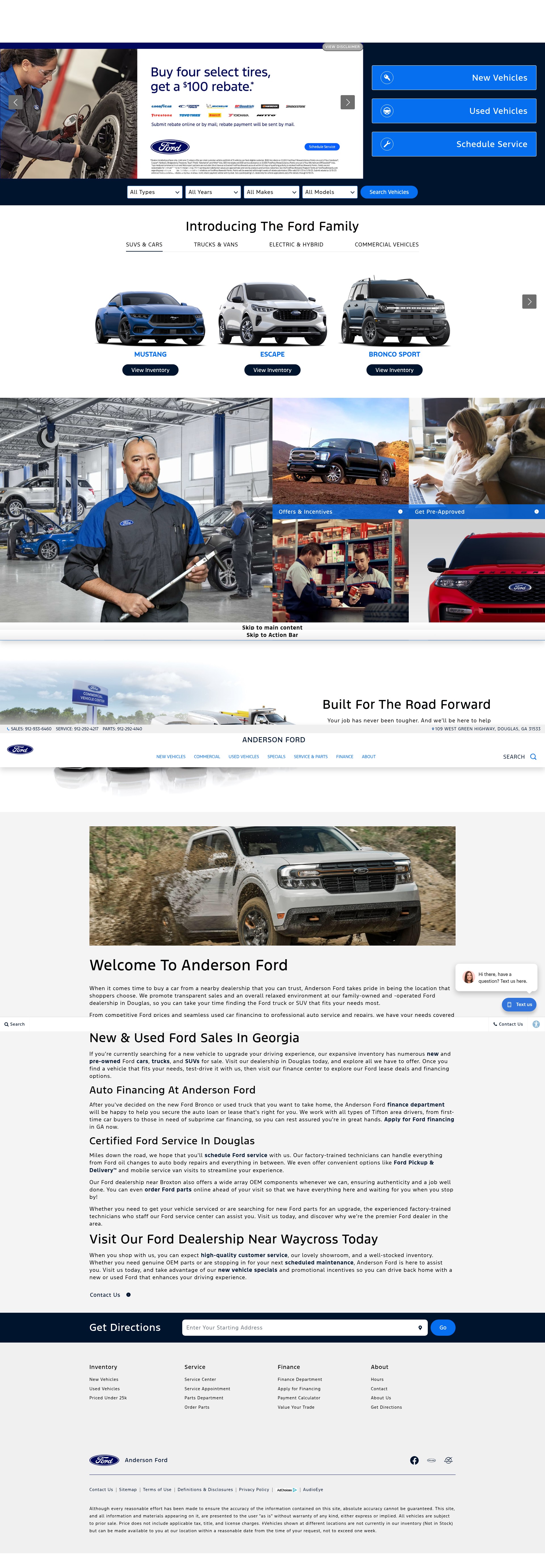 Screenshot of andersonforddouglas.com