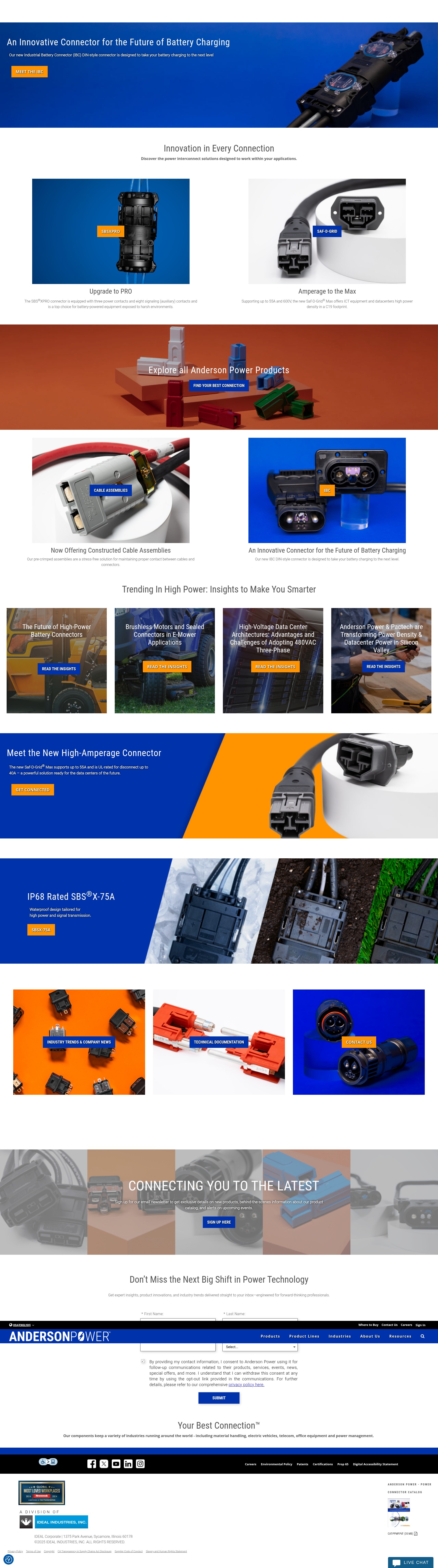 Screenshot of andersonpower.com