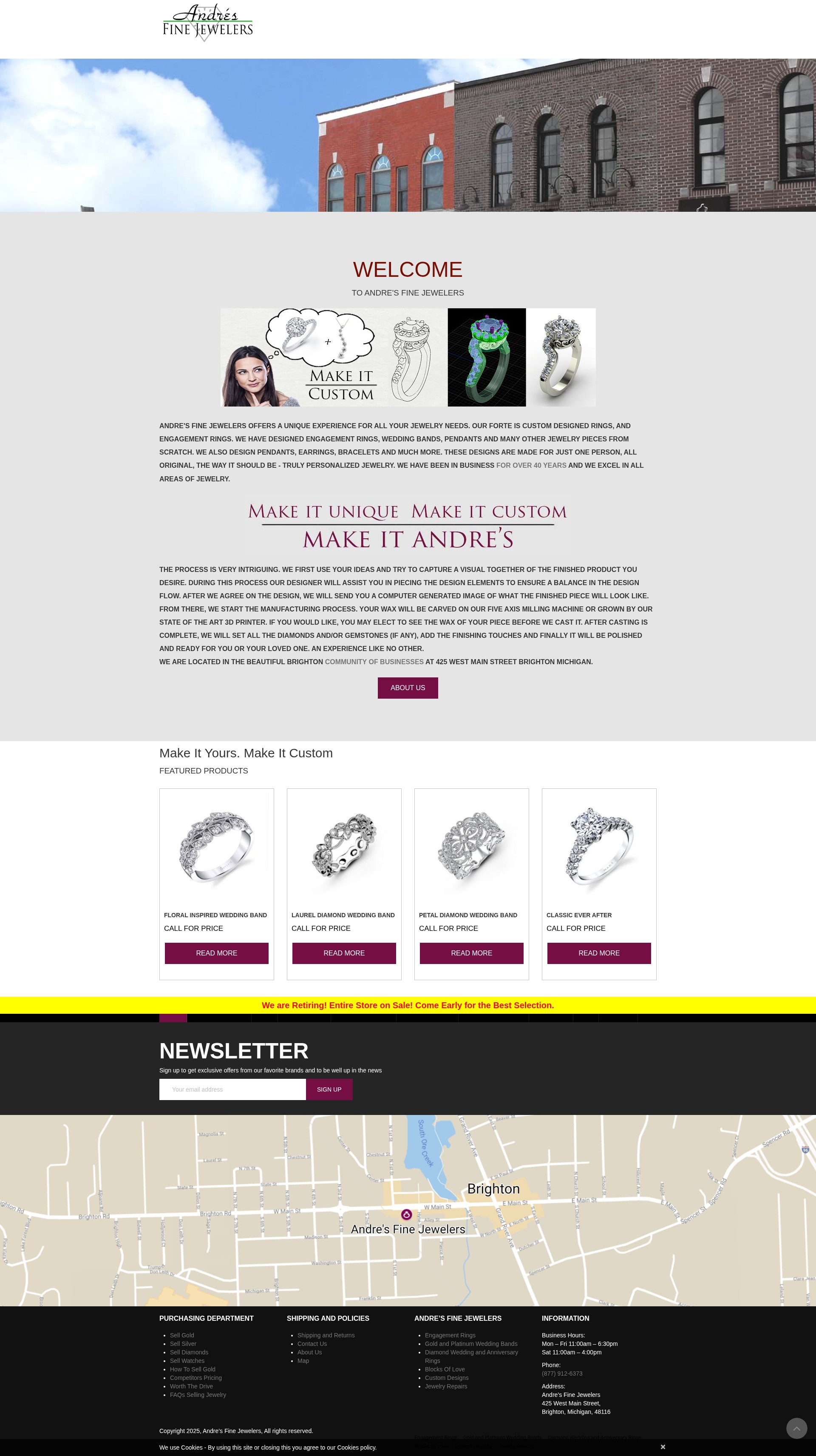 Screenshot of andresfinejewelers.com