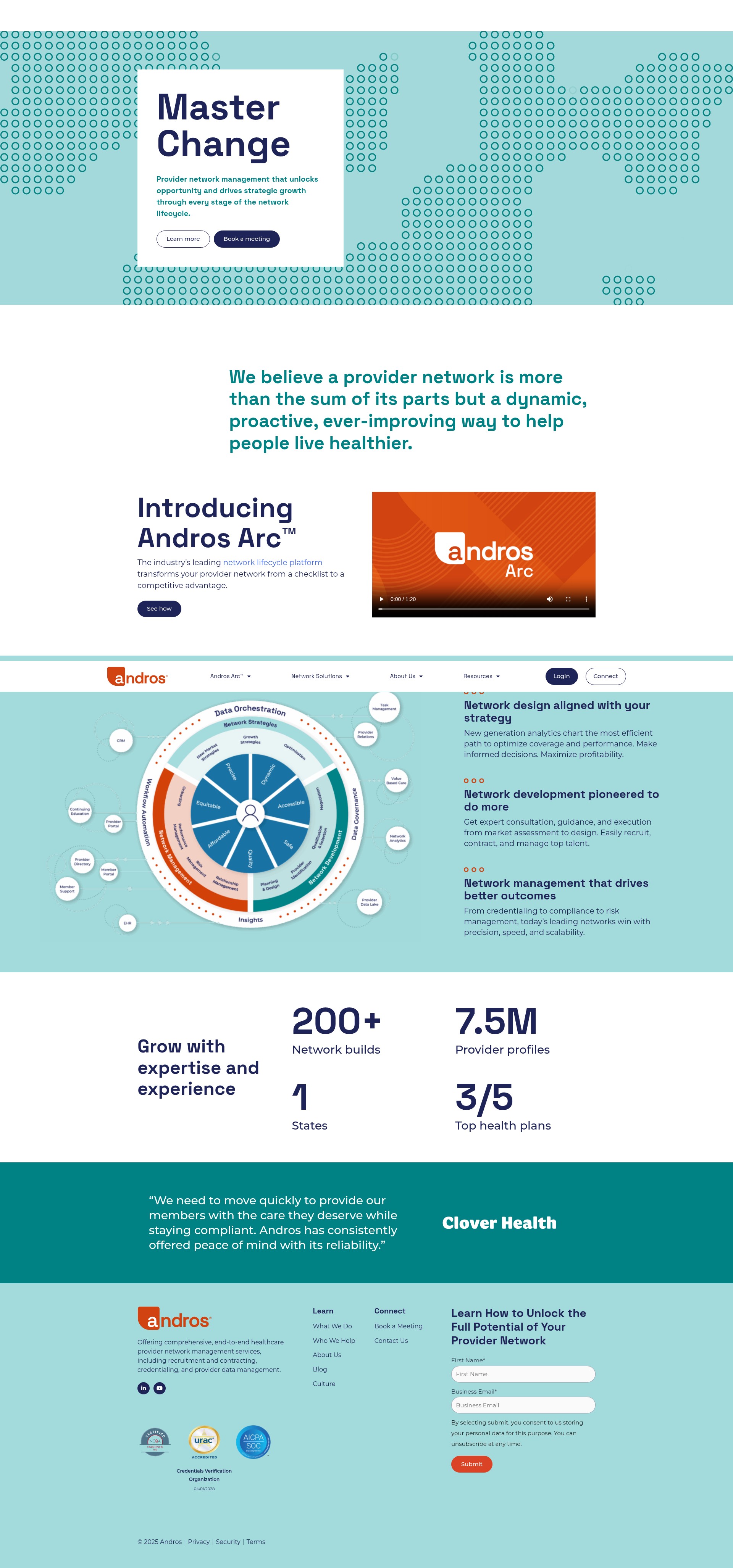 Screenshot of andros.co