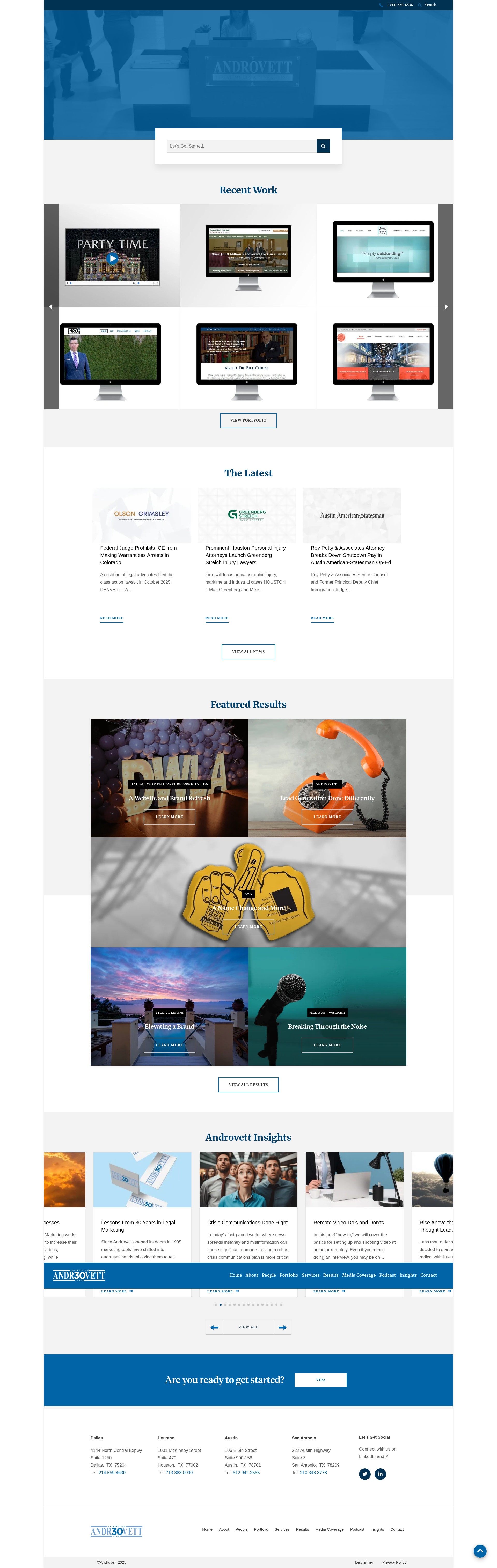 Screenshot of androvett.com