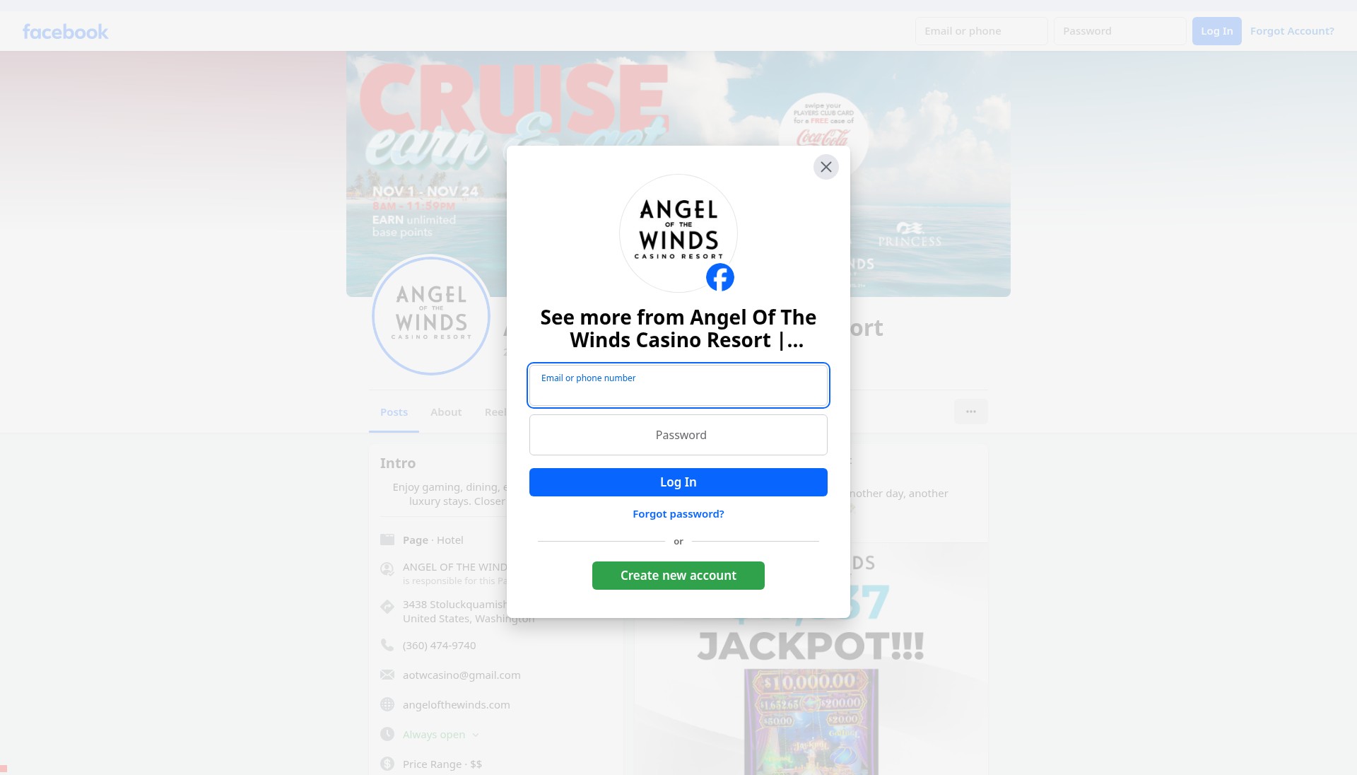 Screenshot of angelofthewinds.com