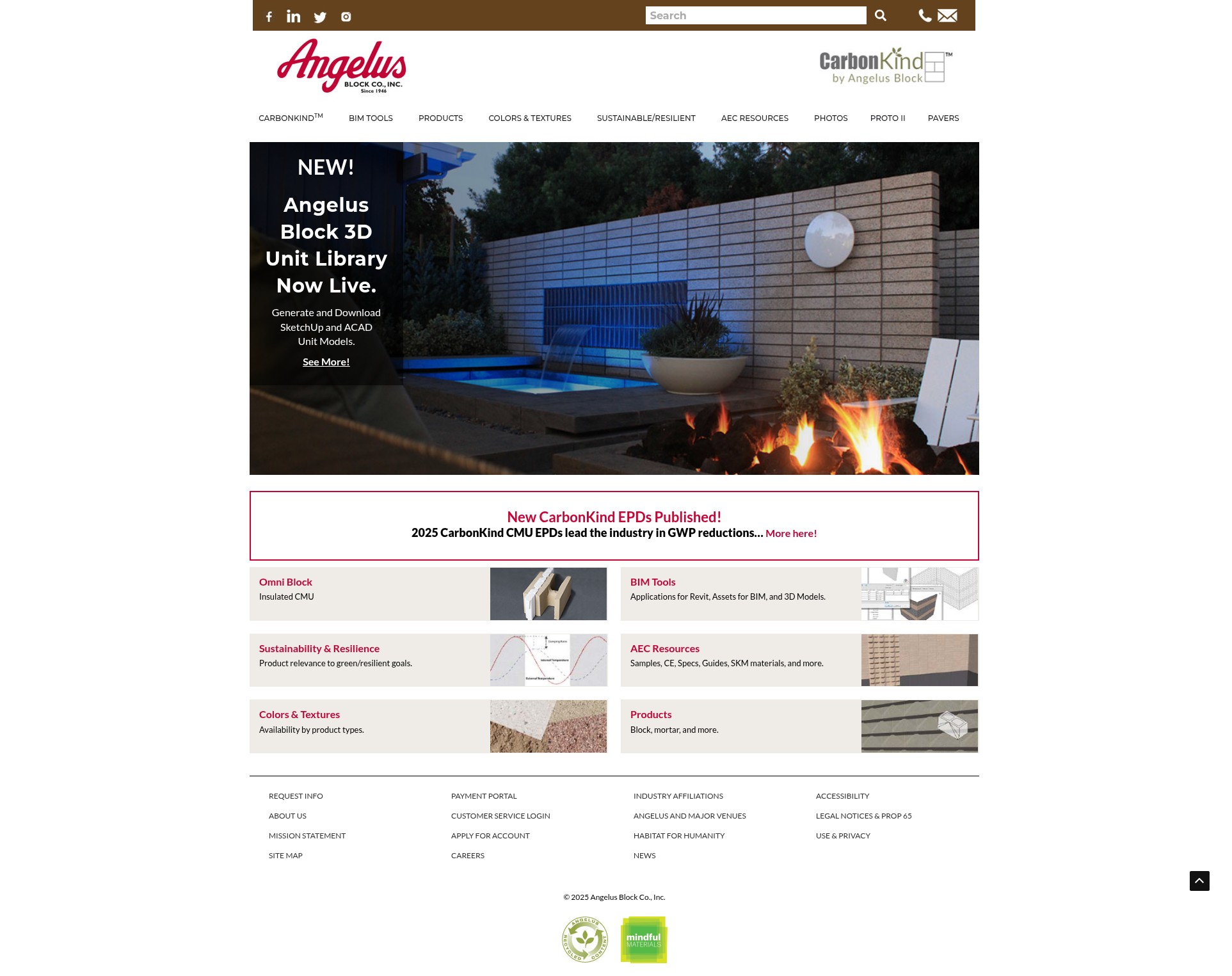 Screenshot of angelusblock.com