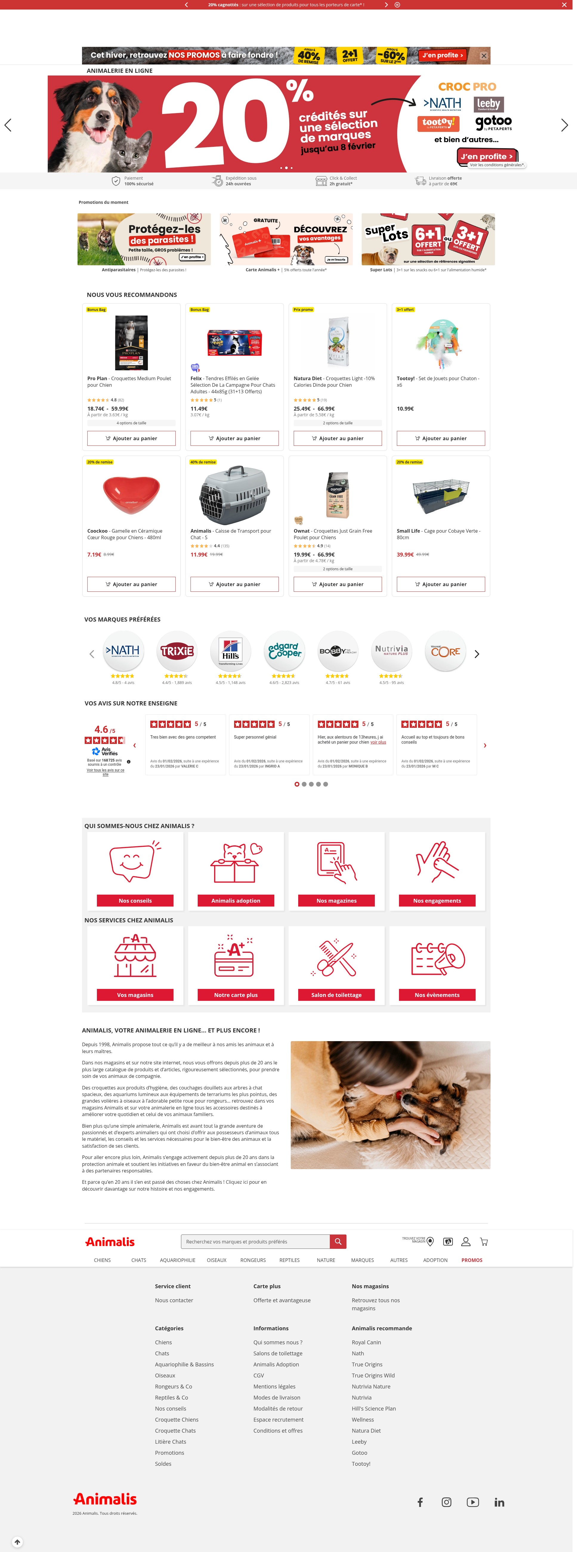 Screenshot of animalis.com