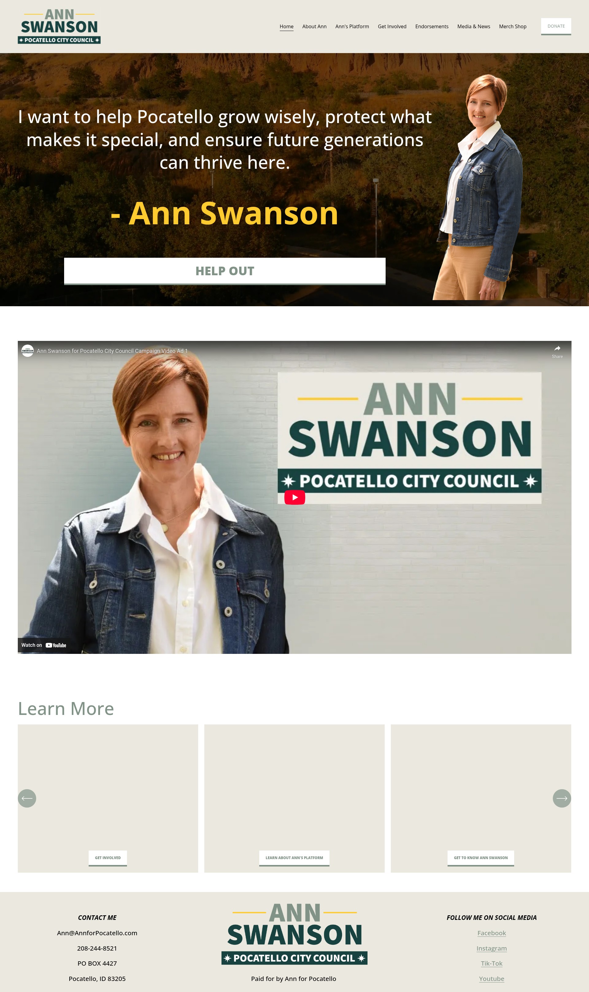 Screenshot of annforpocatello.com