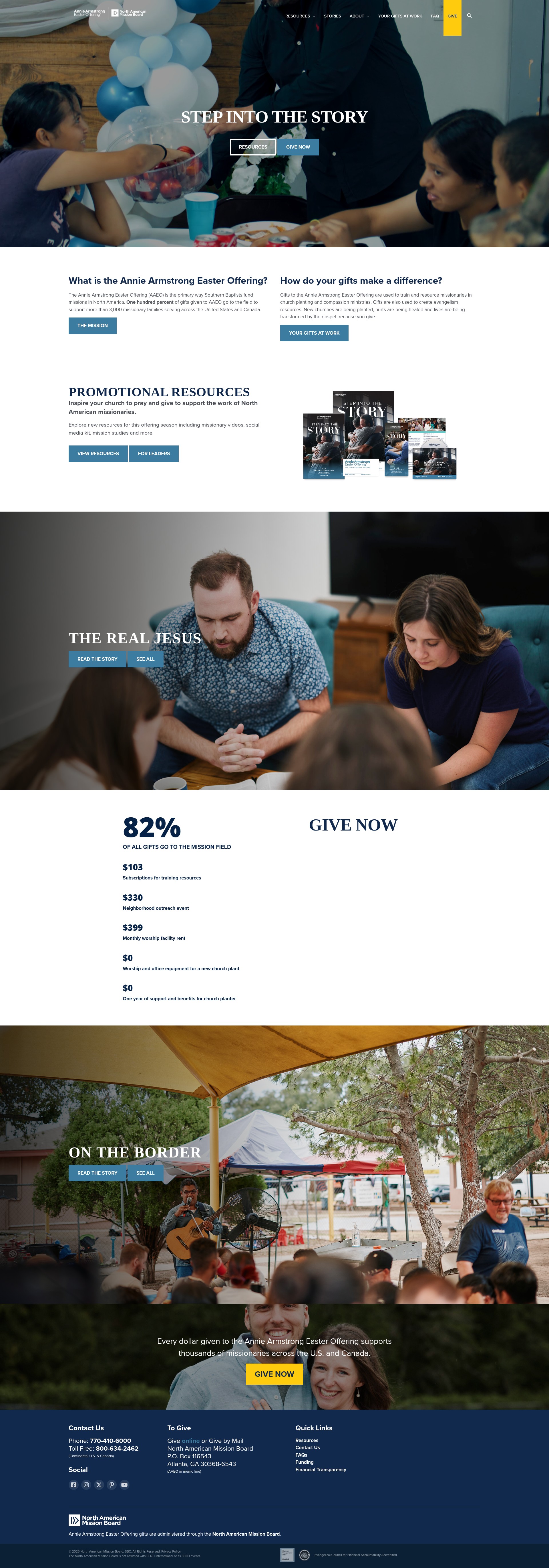 Screenshot of anniearmstrong.com