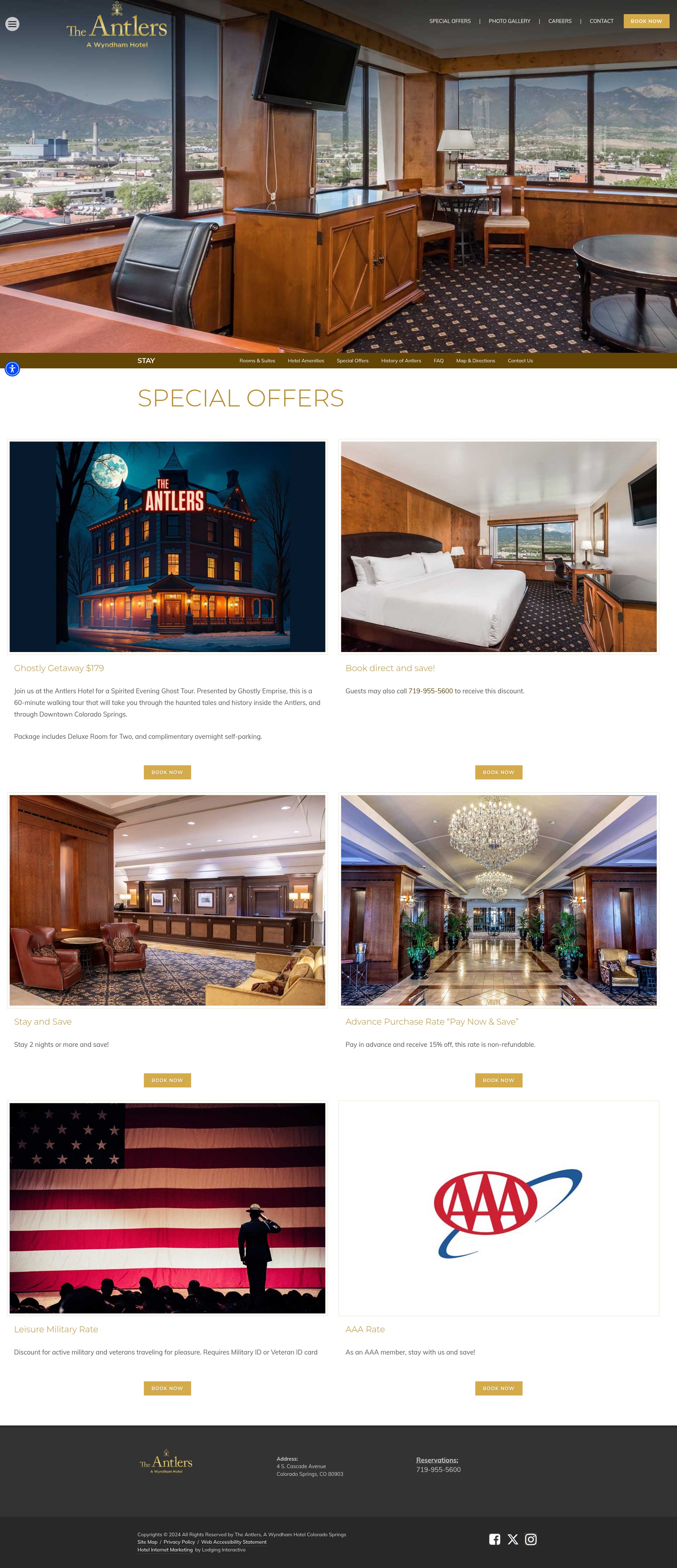 Screenshot of antlers.com
