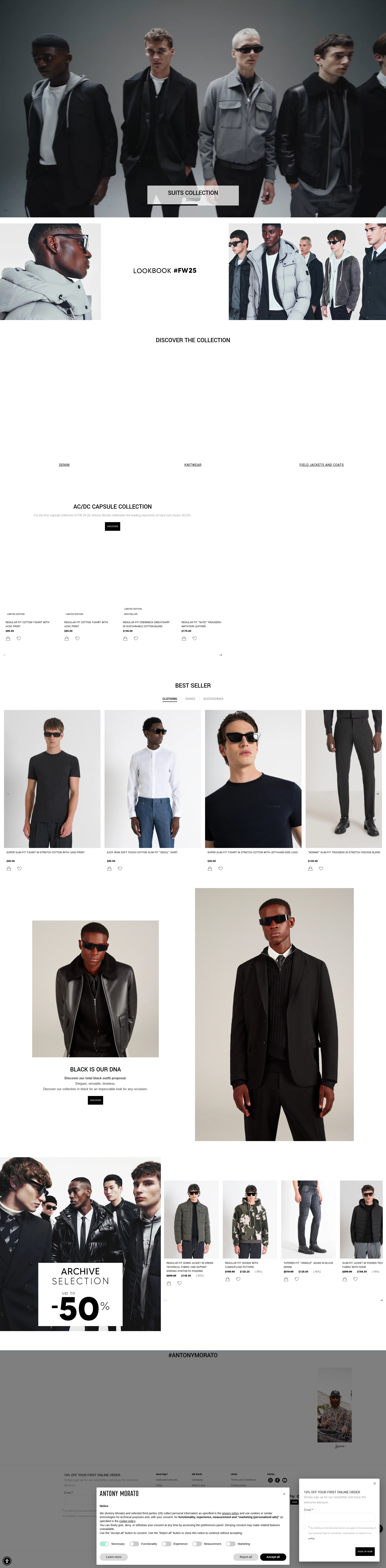 Screenshot of antonymorato.com