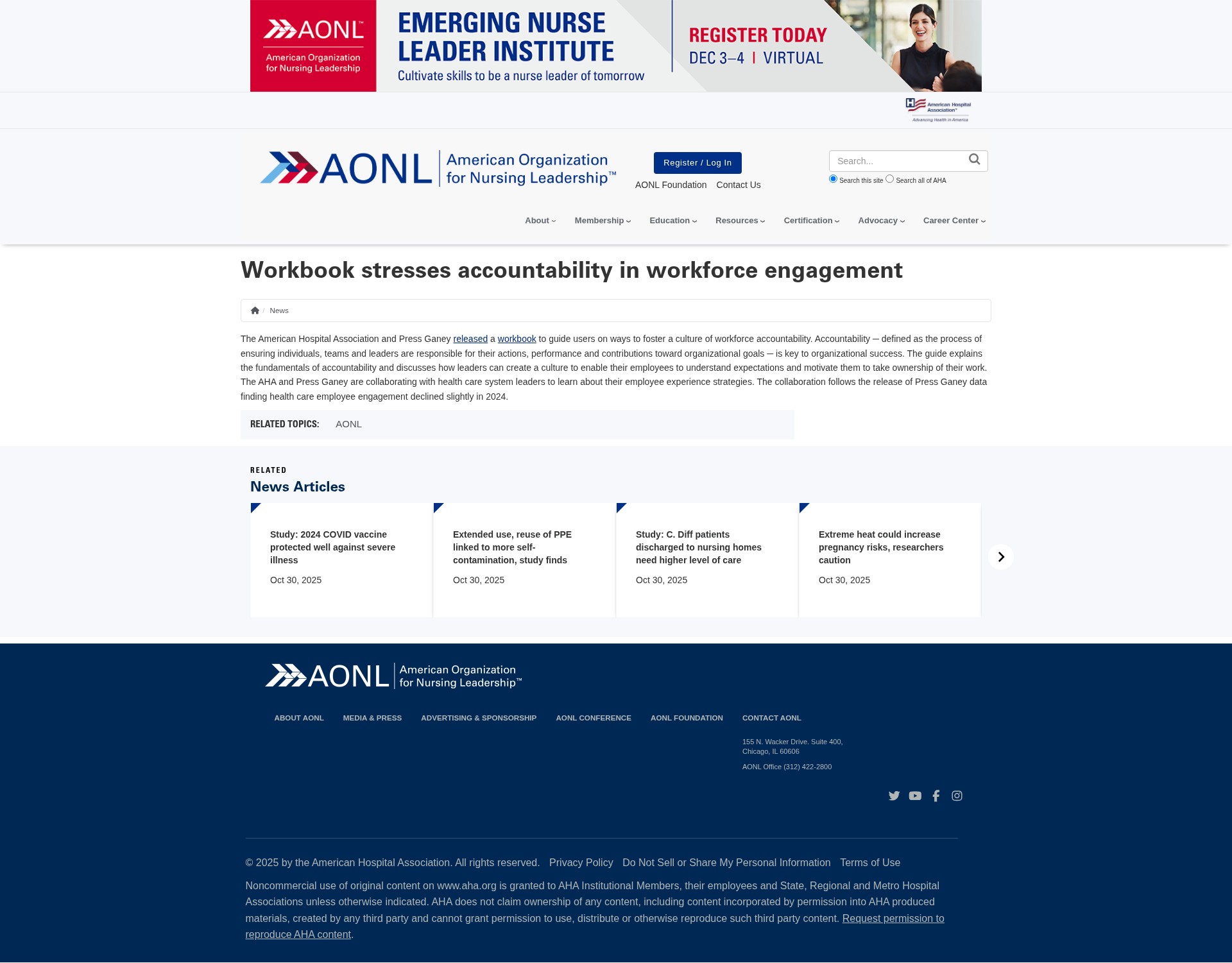 Screenshot of aonl.org