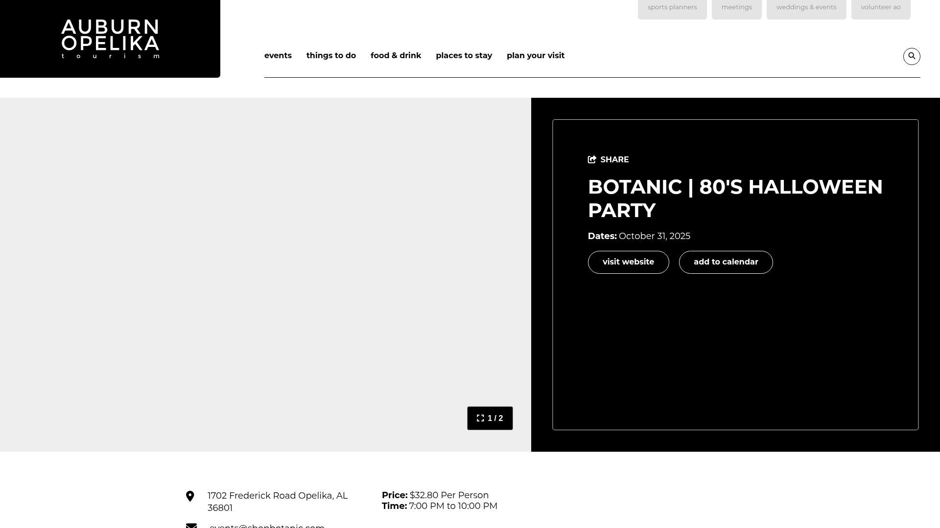 Screenshot of aotourism.com