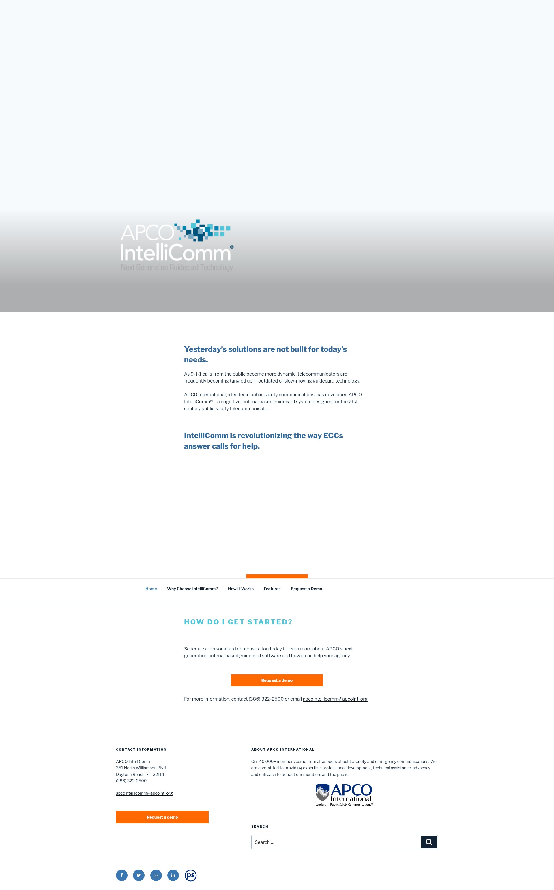 Screenshot of apcointellicomm.org