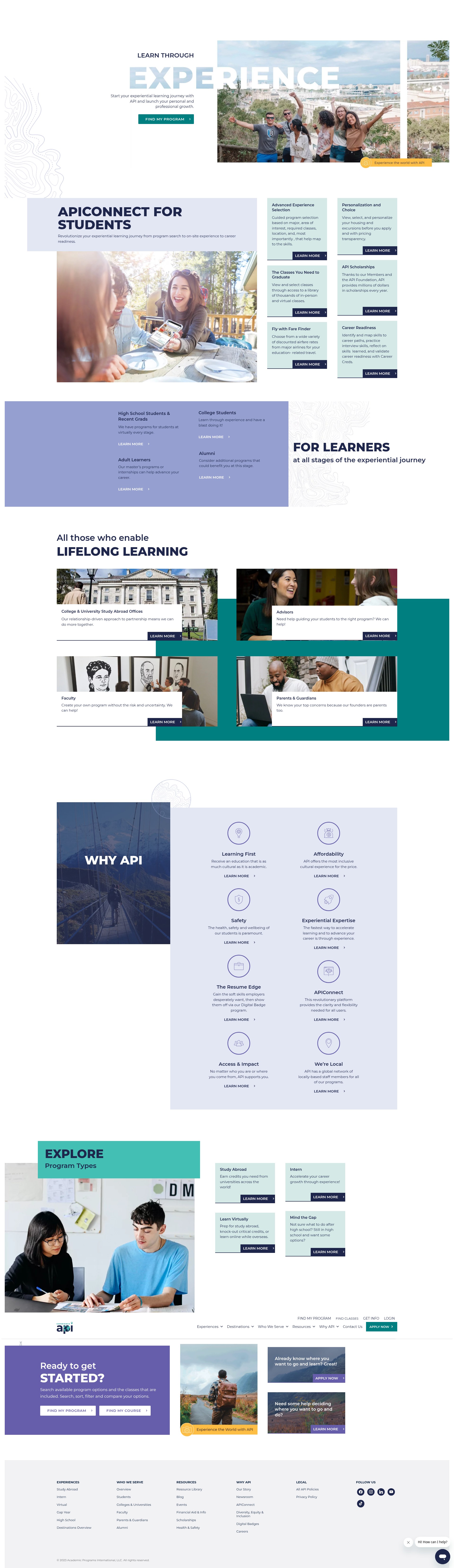 Screenshot of apiabroad.com
