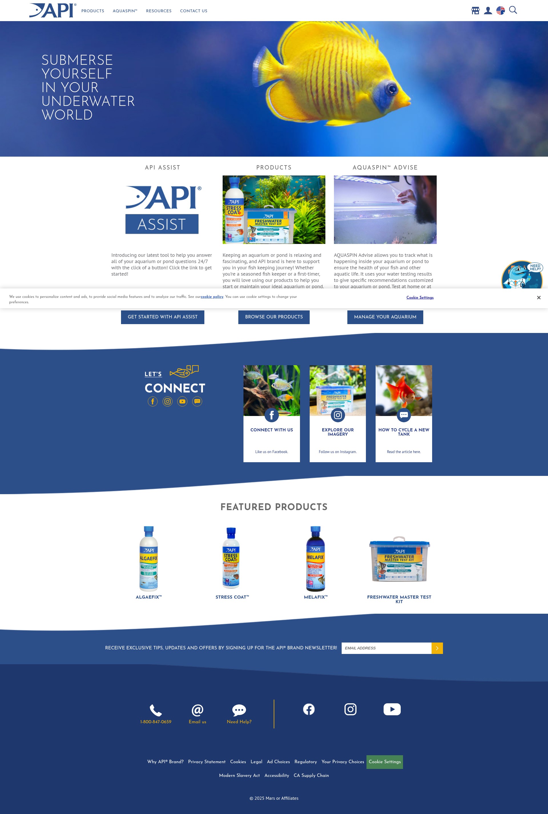 Screenshot of apifishcare.com